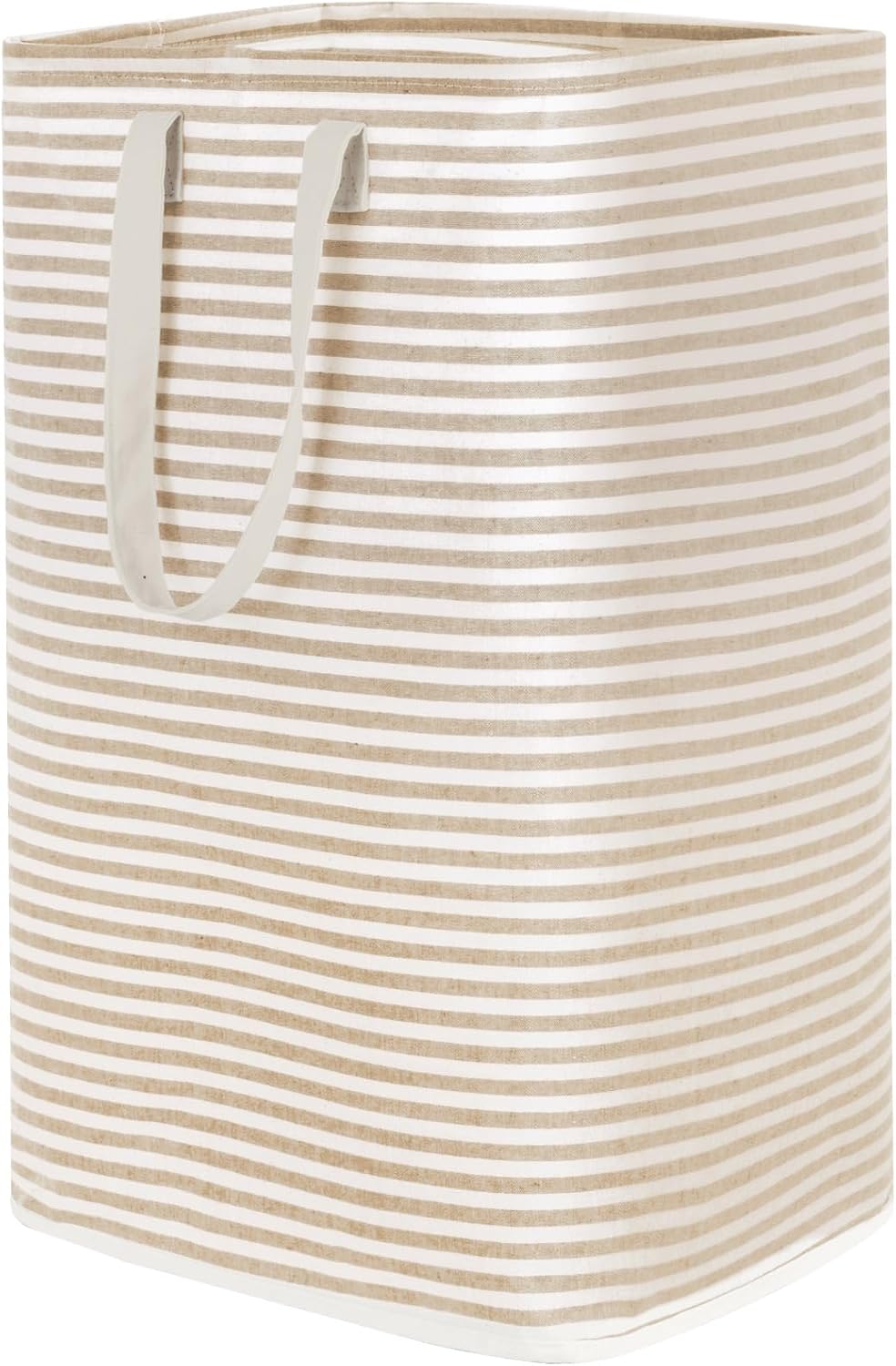 Lifewit 80L Large Laundry Baskets, 1 Pack, Reinforced Handles, Beige