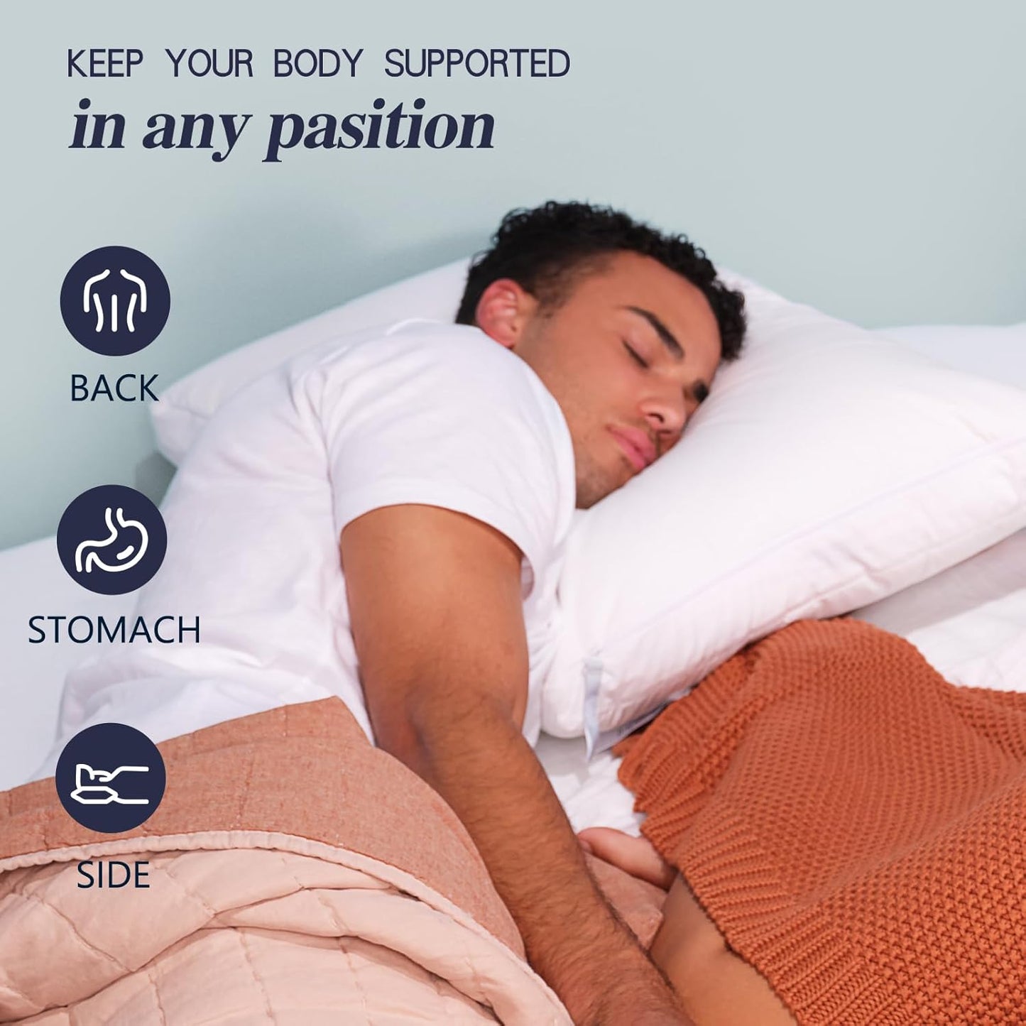 Nuzzle Adjustable Firm Pillow , Luxury Standard Size Bed Pillow Hotel Collection - Best Adjust Height Soft Cooling Pillow for Back, Stomach or Side Sleepers - Home Gifts