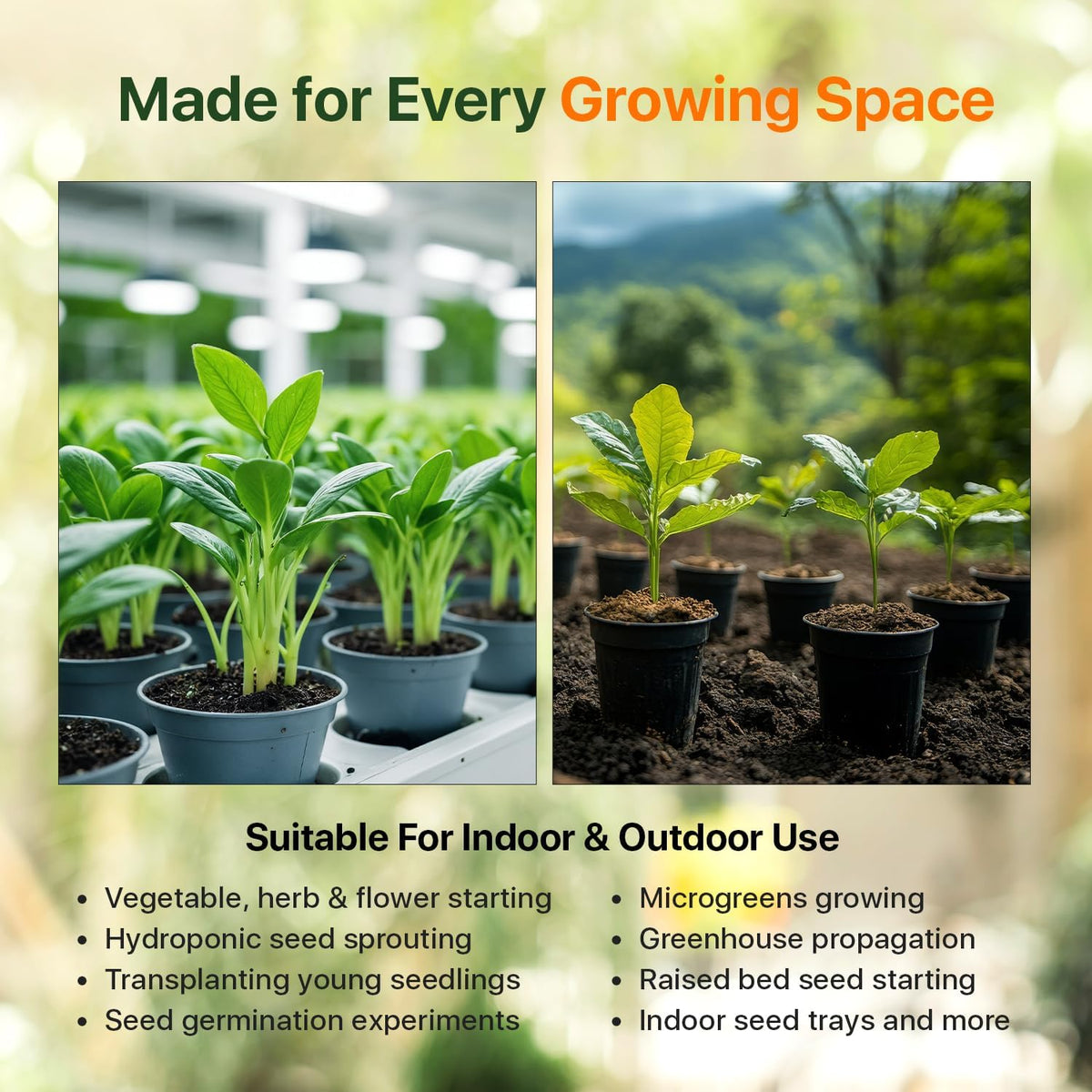 WONDER SOIL | 250 Organic Seed Starter Pellets | Ready to Plant Seed Starting Soil Loaded with Pre-Mixed Nutrients | Fast Germination | Indoor or Outdoor | 250 Count