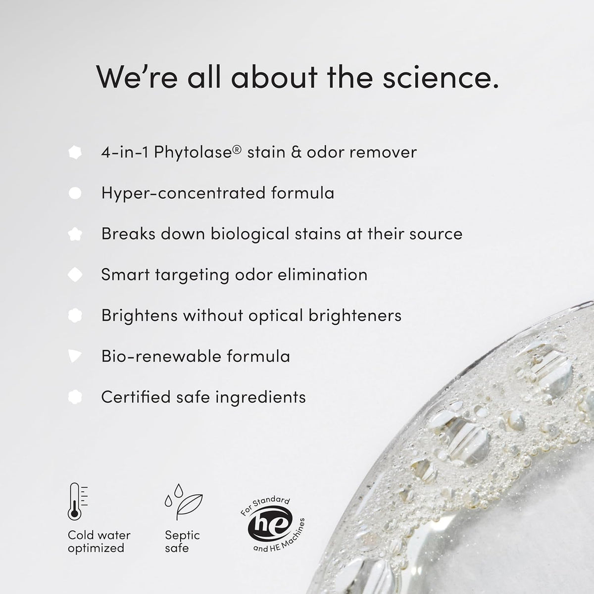 Dirty Labs | Scent Free | Bio Enzyme Laundry Booster | 48 Loads (1 lb) | Hyper Concentrated | High Efficiency & Standard Machine Washer | Nontoxic, Biodegradable | Stain & Odor Removal Enzyme Booster