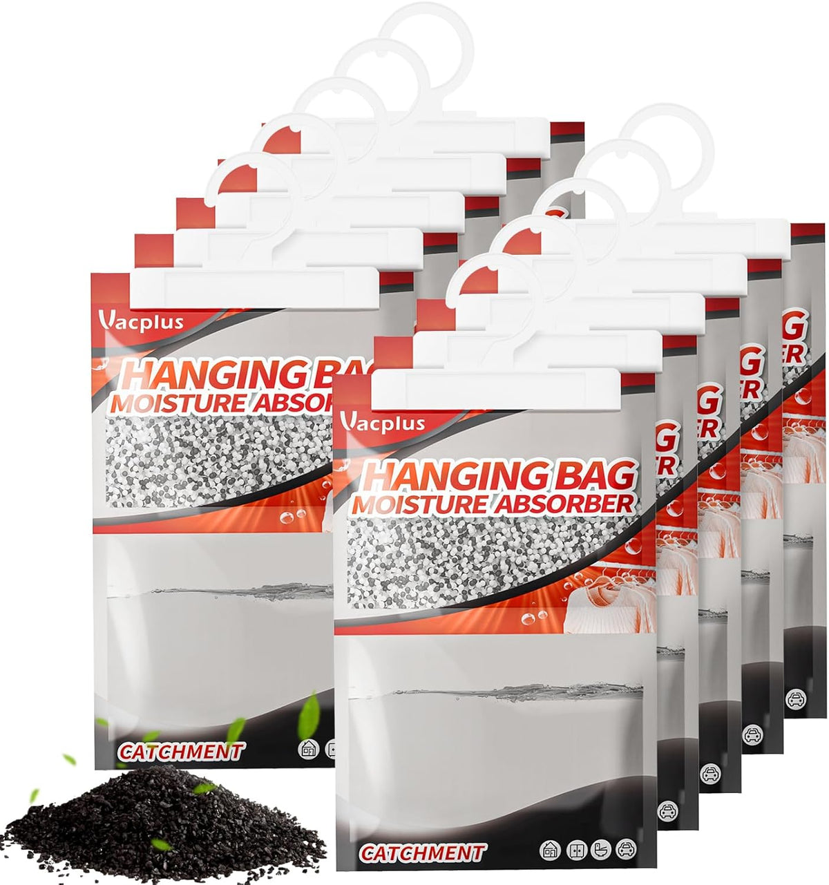 Vacplus Moisture Absorber, 14.0 OZ Hanging, Strong Absorption, Unscented
