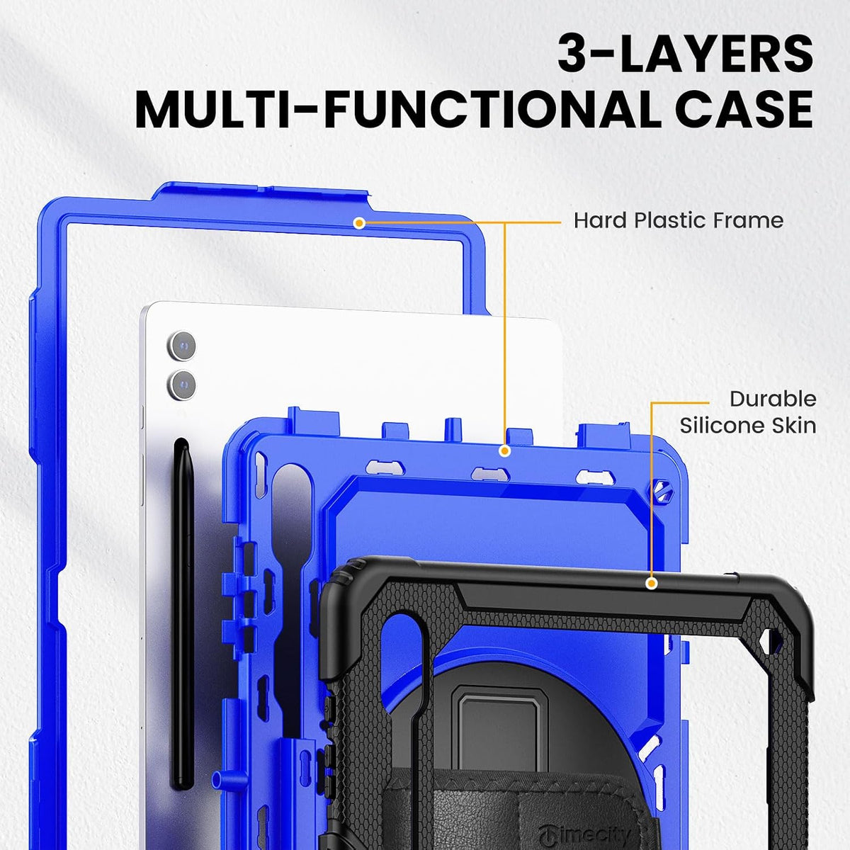 Timecity for Samsung Galaxy Tab S10/ S9/ S8 Ultra Case 14.6 Inch Tablet