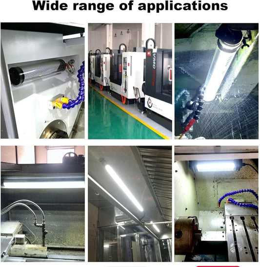 40W Waterproof LED Tube Light Explosion Proof Work Lights 24V CNC Machine Internal Lighting Industrial Lamp Drilling Milling Lathe Light