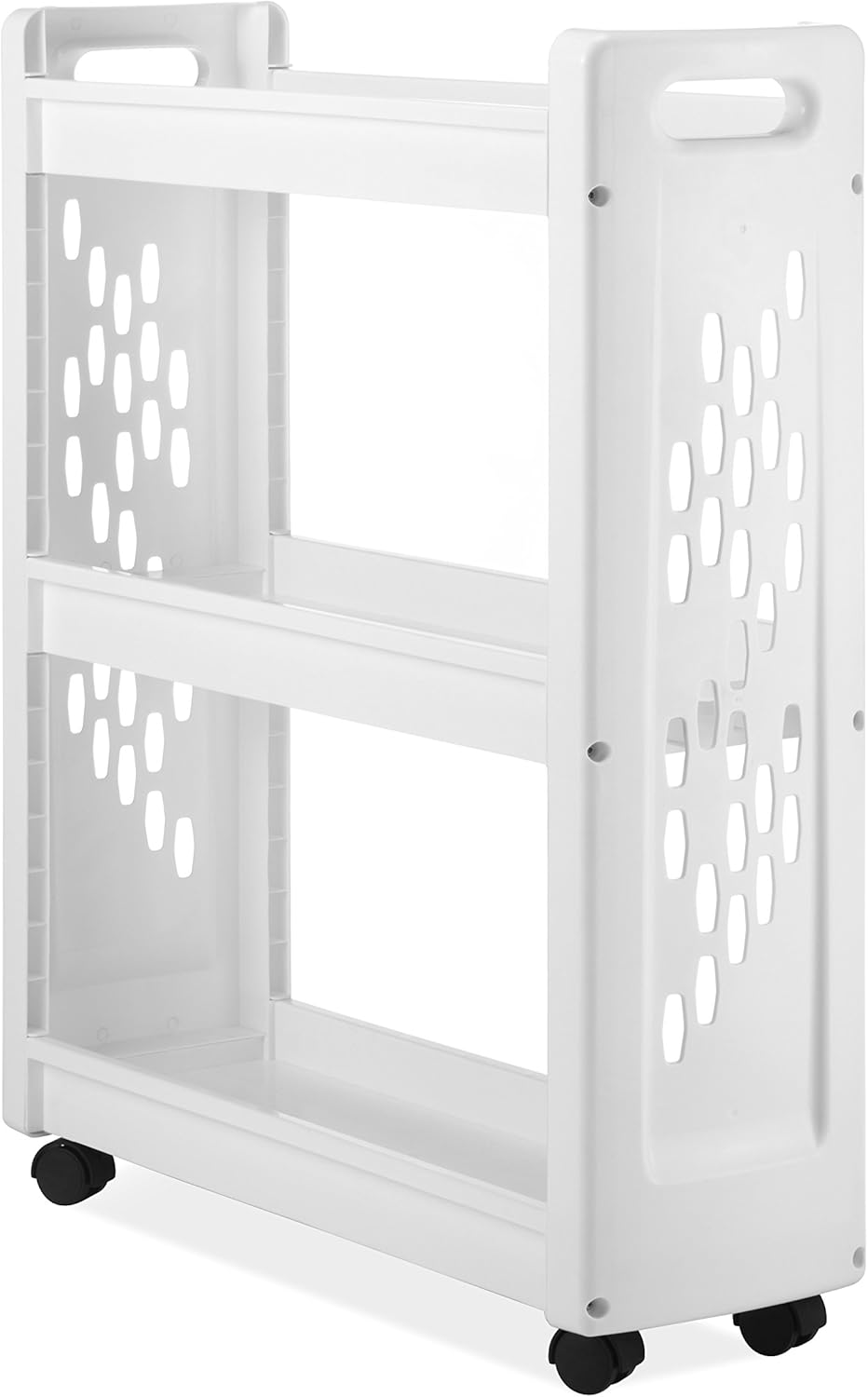 Whitmor 3 Tier Rolling Laundry Cart 8.50x26.0x31.0