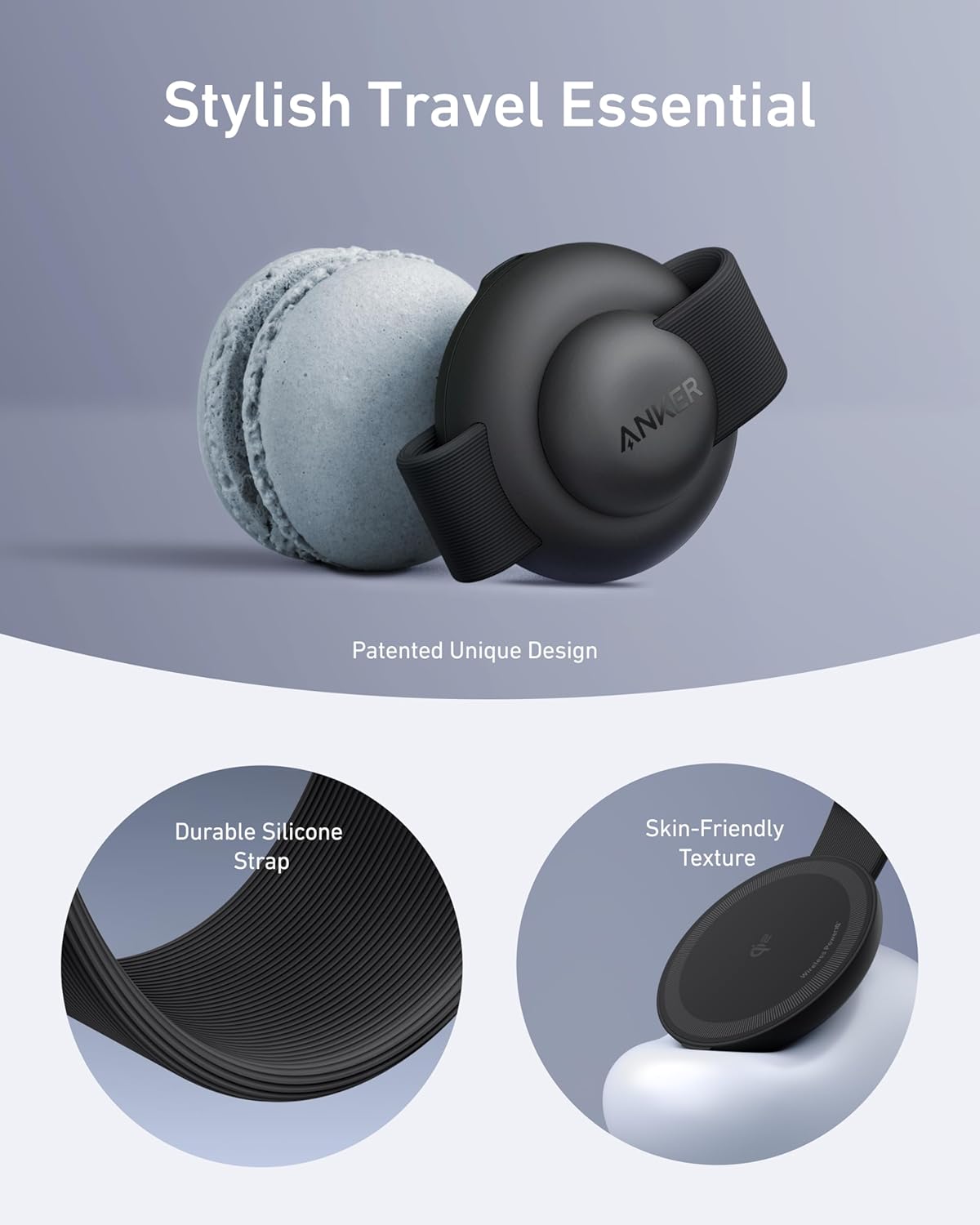 Anker MagSafe Compatible MagGo UFO 3-in-1 Charger, iPhone 17 Wireless Charging Station, 15W Qi2 Certified, Foldable Travel Charging Pad, for iPhone 17/16/15/14, AirPods, Apple Watch (Not a Power Bank)