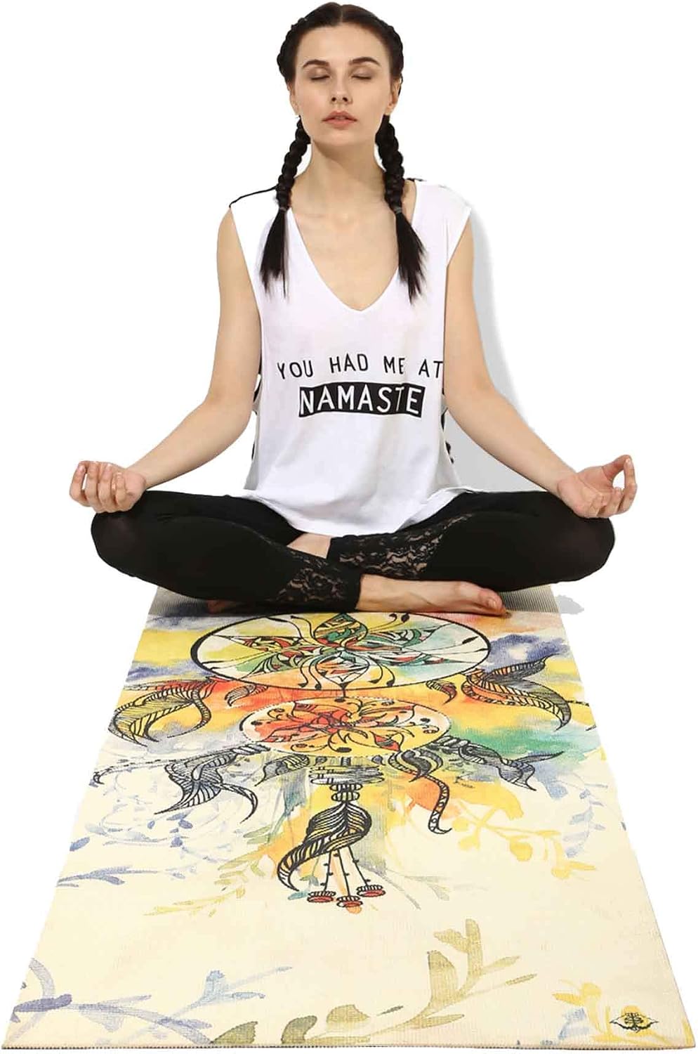 Shakti Warrior TPE Yoga Mat (72 inch x 24 inch x 6mm Thick)