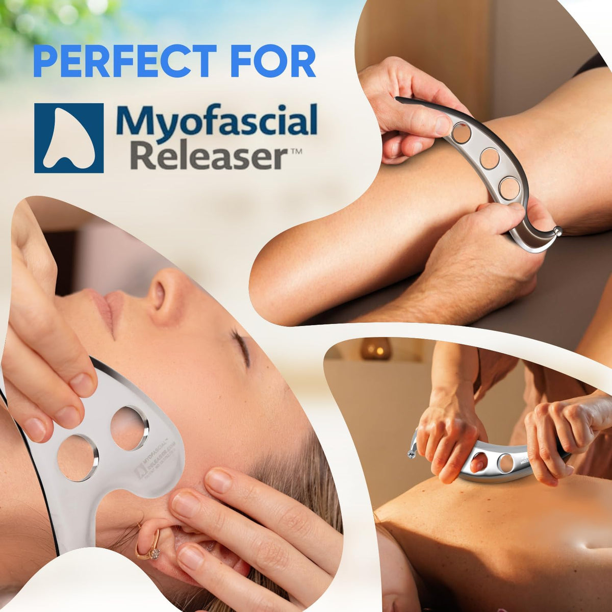 Myofascial Releaser Emollient Balm for Gua Sha Tools, Muscle Scraper Tool