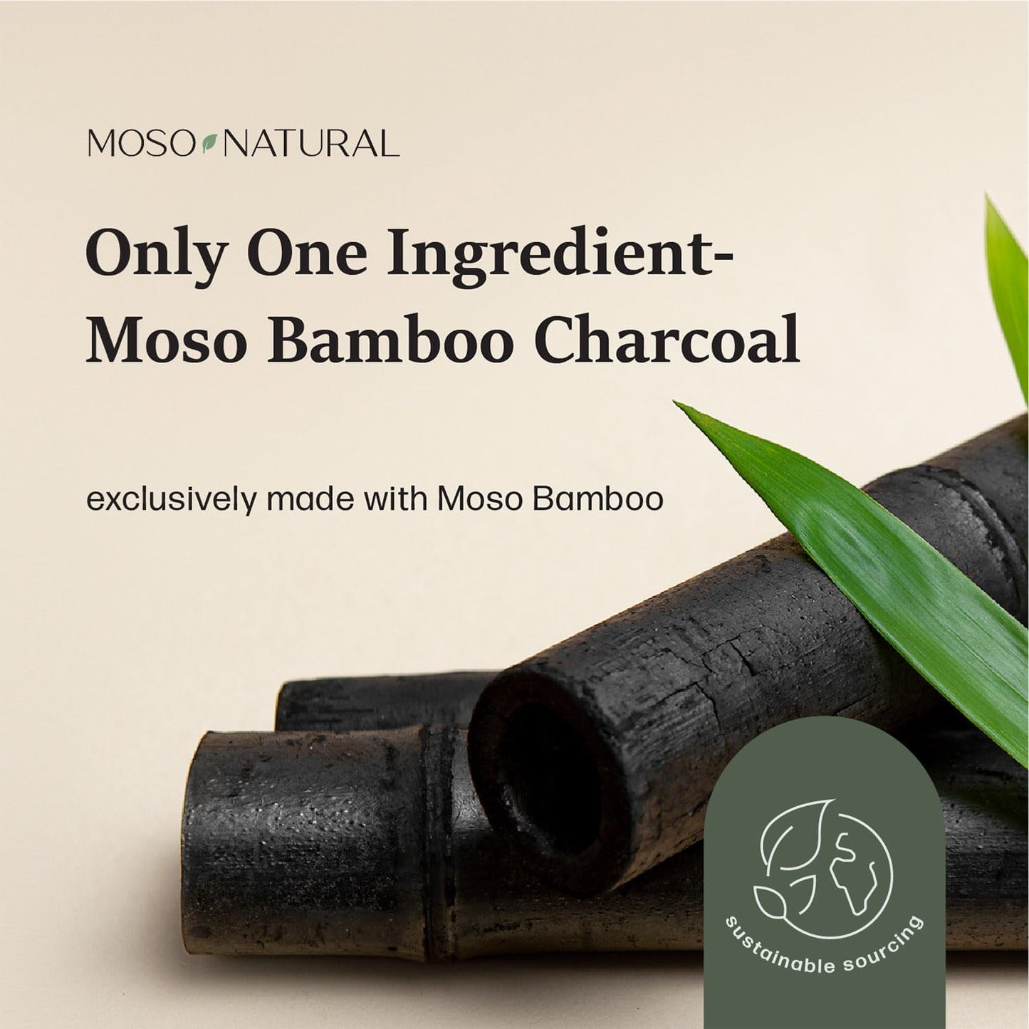 Moso Natural Air Purifying Bag 600g, Premium Charcoal Odor Absorber & Room Deodorizer for Large Spaces — Lasts 2 Years, Bedroom, Basement, Pet Odor Eliminator for Home, Unscented Bamboo Charcoal Bag