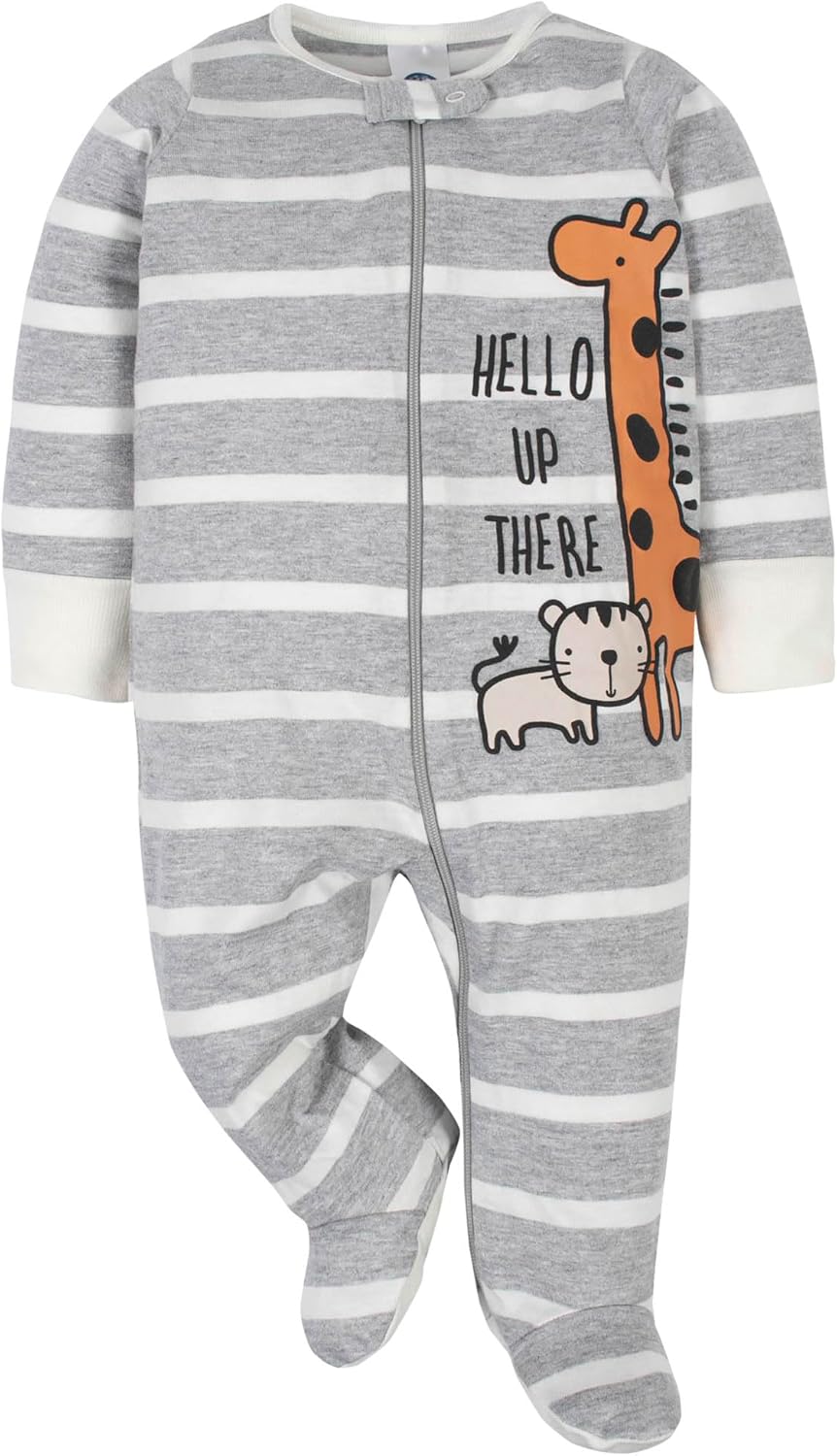 Gerber baby-boys 4 Pack Sleep 'N Play Footie