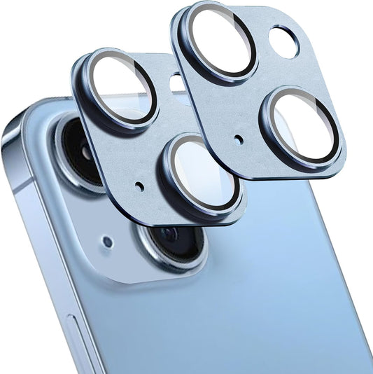 2 Pack Camera Lens Protector for iPhone 15/15 Plus,