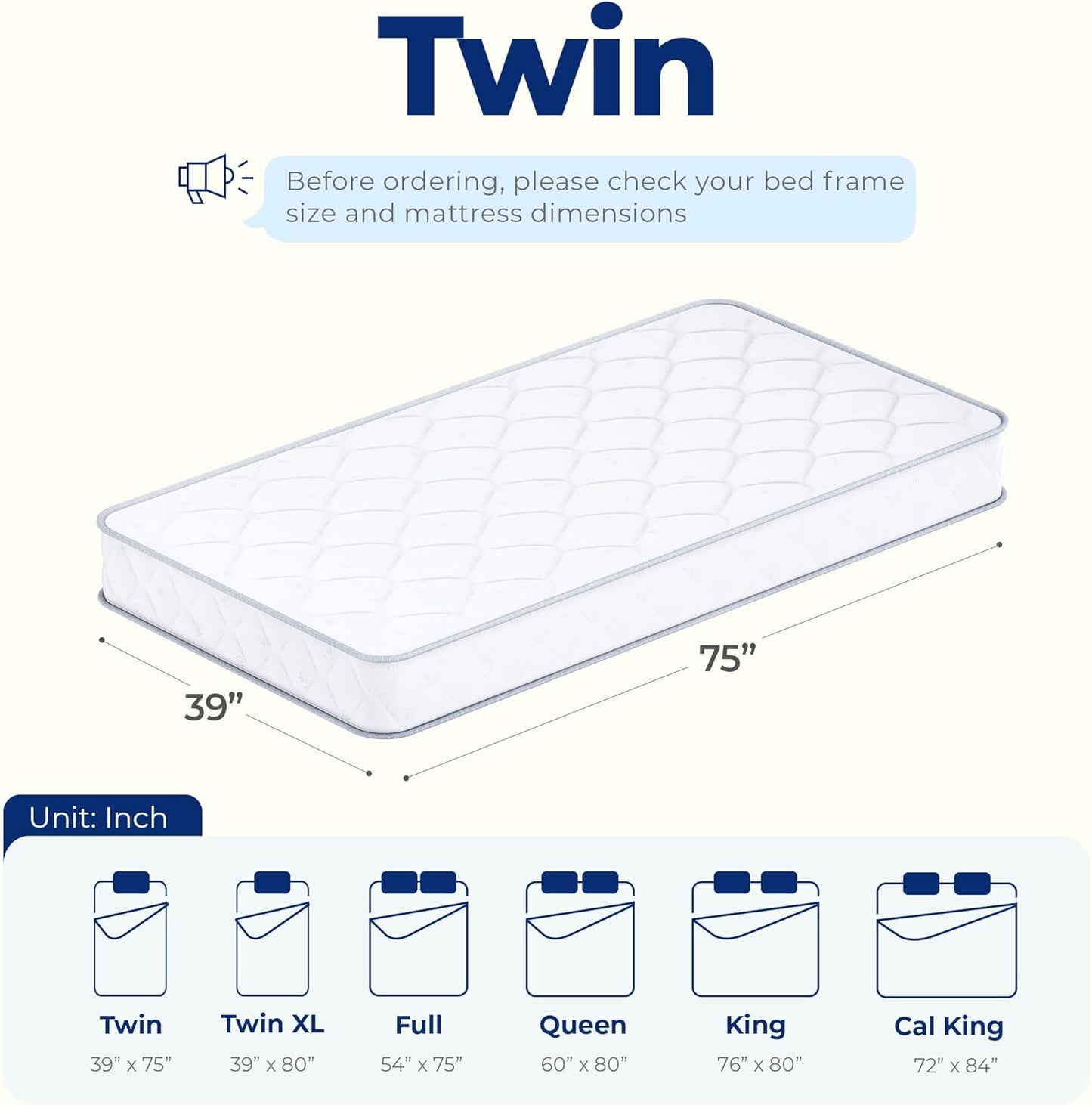 Neo Sleep Twin Size Mattress, 8 Inch Hybrid Comfort & Supportive Mattress in a Box, Cooling Gel Memory Foam and Spring with Pressure Relief, CertiPUR-US Certified