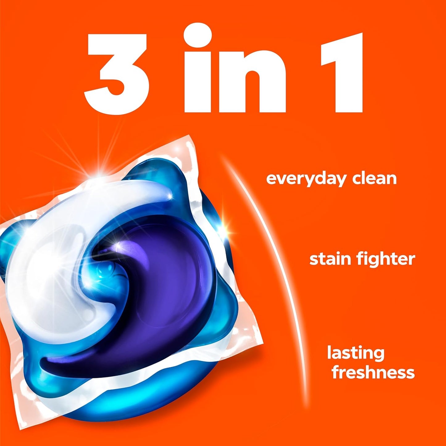 Tide PODS laundry detergent pacs, 3-in-1 Stain Remover, Odor Fighter, Color Protector, 112 Count, HE compatible, Spring Meadow Scent