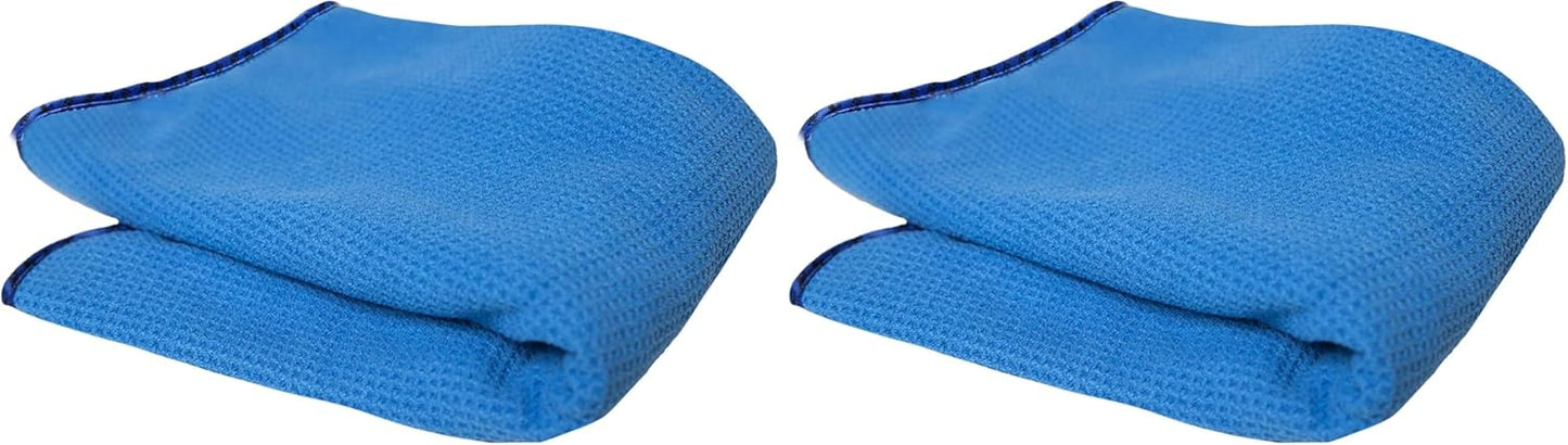 Chemical Guys Waffle Weave for Home & Auto Glass, Windows, Mirrors & More, Lavender (25 in. x 36 in.) 3-Pack