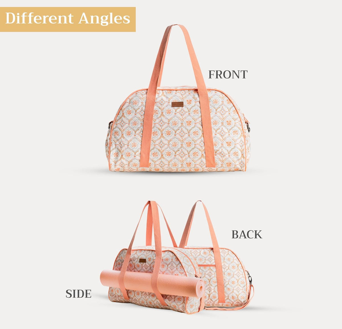 Maison d' Hermine Yoga Mat Duffle Bag Gym Tote Yoga Mat Carry Bag