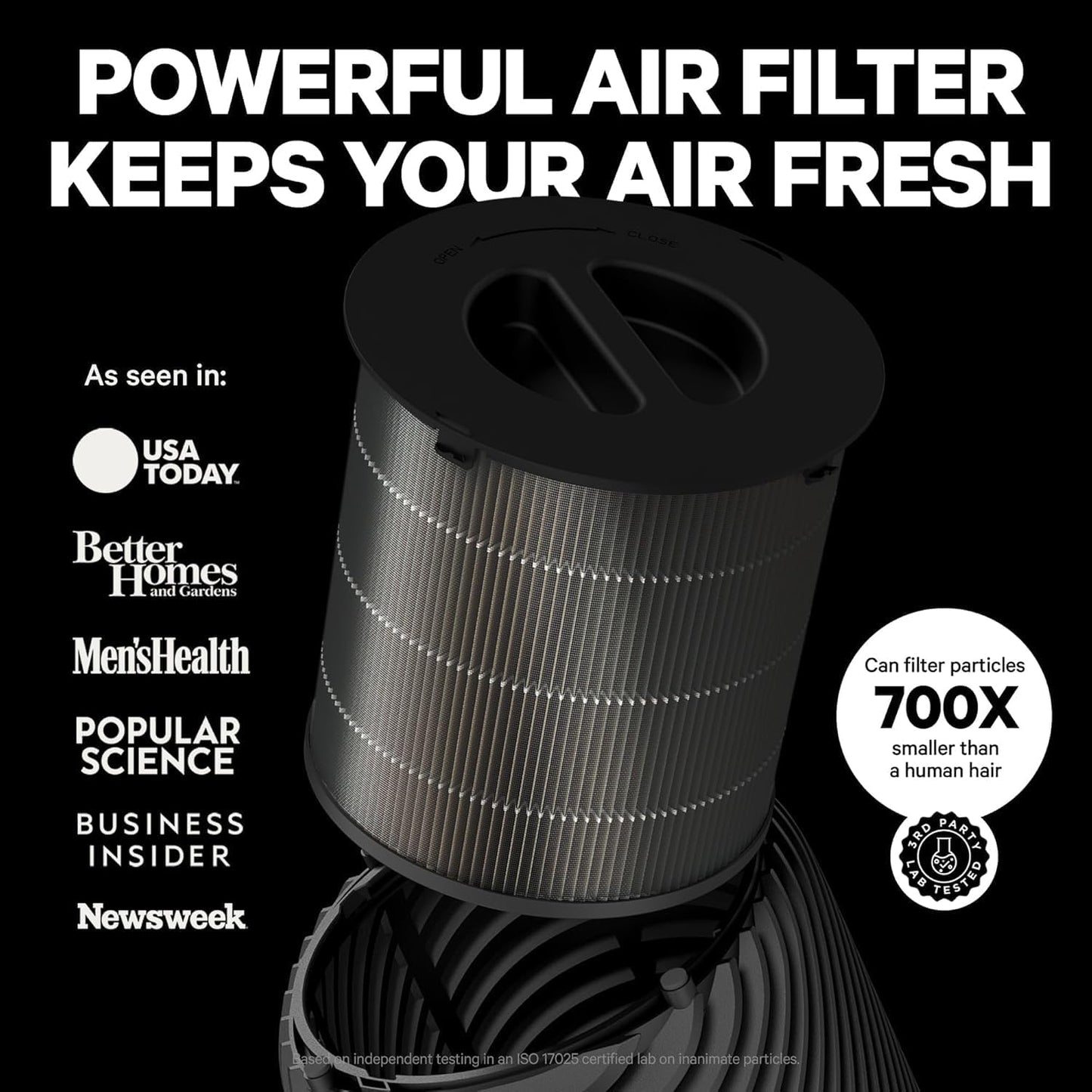 PuroAir 130i Smart Air Purifiers for Home Pets Allergies - HEPA + CarbonTech Filter up to 500X Stronger - Cleans Air Fast - Quiet Sleep Mode, Small Room Air Purifiers for Bedroom, Baby, Office, Dorm