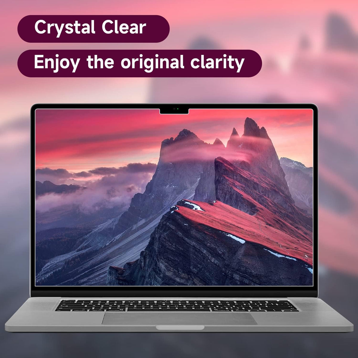 2 Pack Anti Glare Film Designed for Macbook Pro 16 Inch (2021-2026 Release) | Matte Anti Scratch Screen Protector Anti-Fingerprint Filter for Mac 16.2in (M5, M4, M3, M2, M1, Pro/Max)