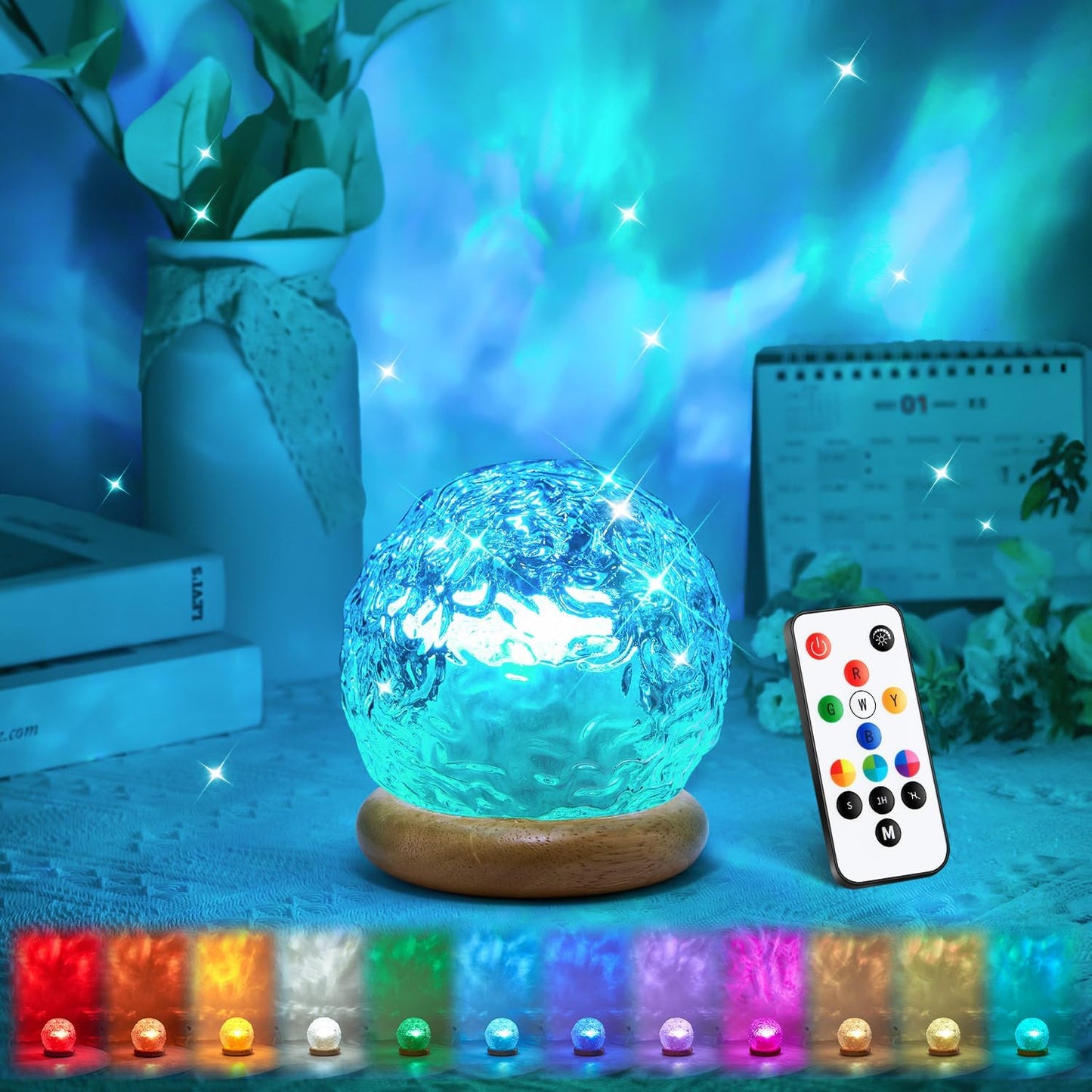 Teen Girl Gifts Trendy Stuff Mood Lighting,18 Colors Birthday Graduation Gifts Aurora Light Projector for Bedroom,Dimmable Ambient Lighting Northern Lights Projector &Night Light Projector with Remote