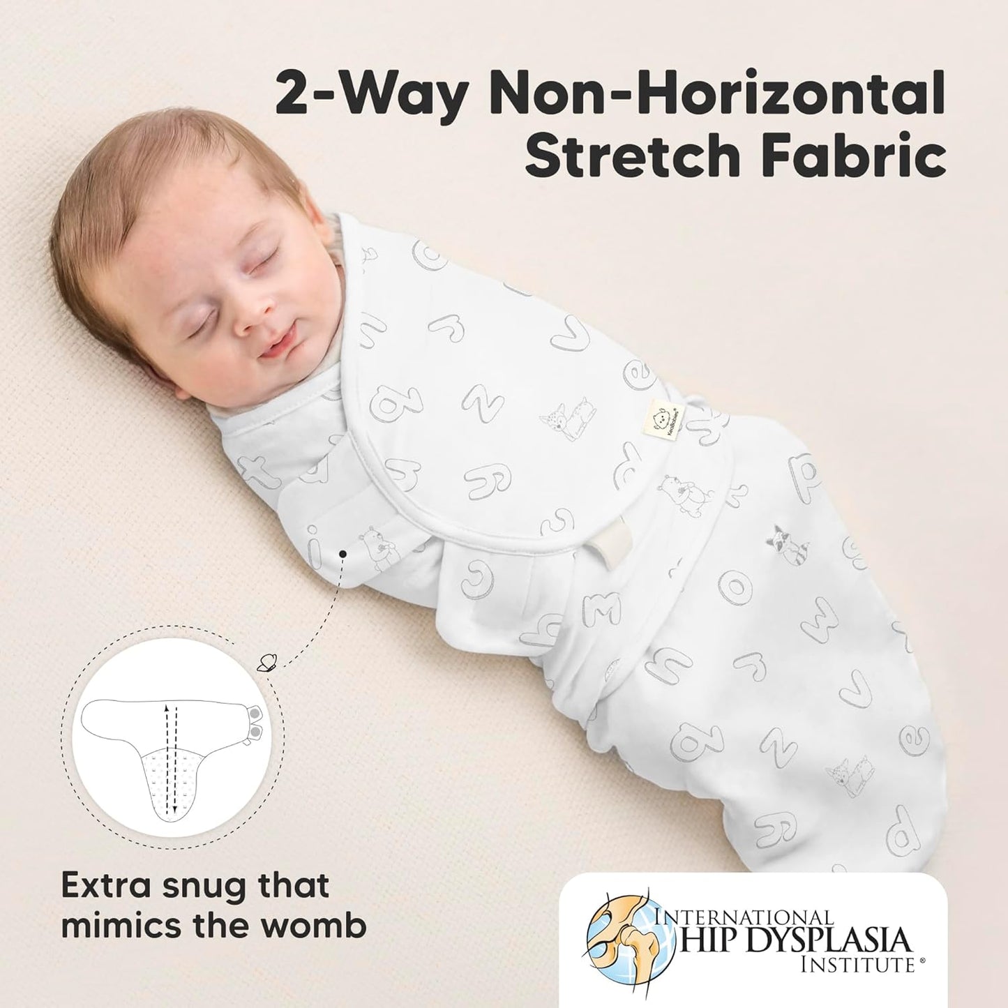 3-Pack Organic Baby Swaddle Sleep Sacks - Swaddles for Newborns, Infant 0-3 Months, Baby Girls, Boys, Soft & Snug Newborn Sleep Sack, Nursery Swaddling Blankets (ABC Land Cloud, OS)