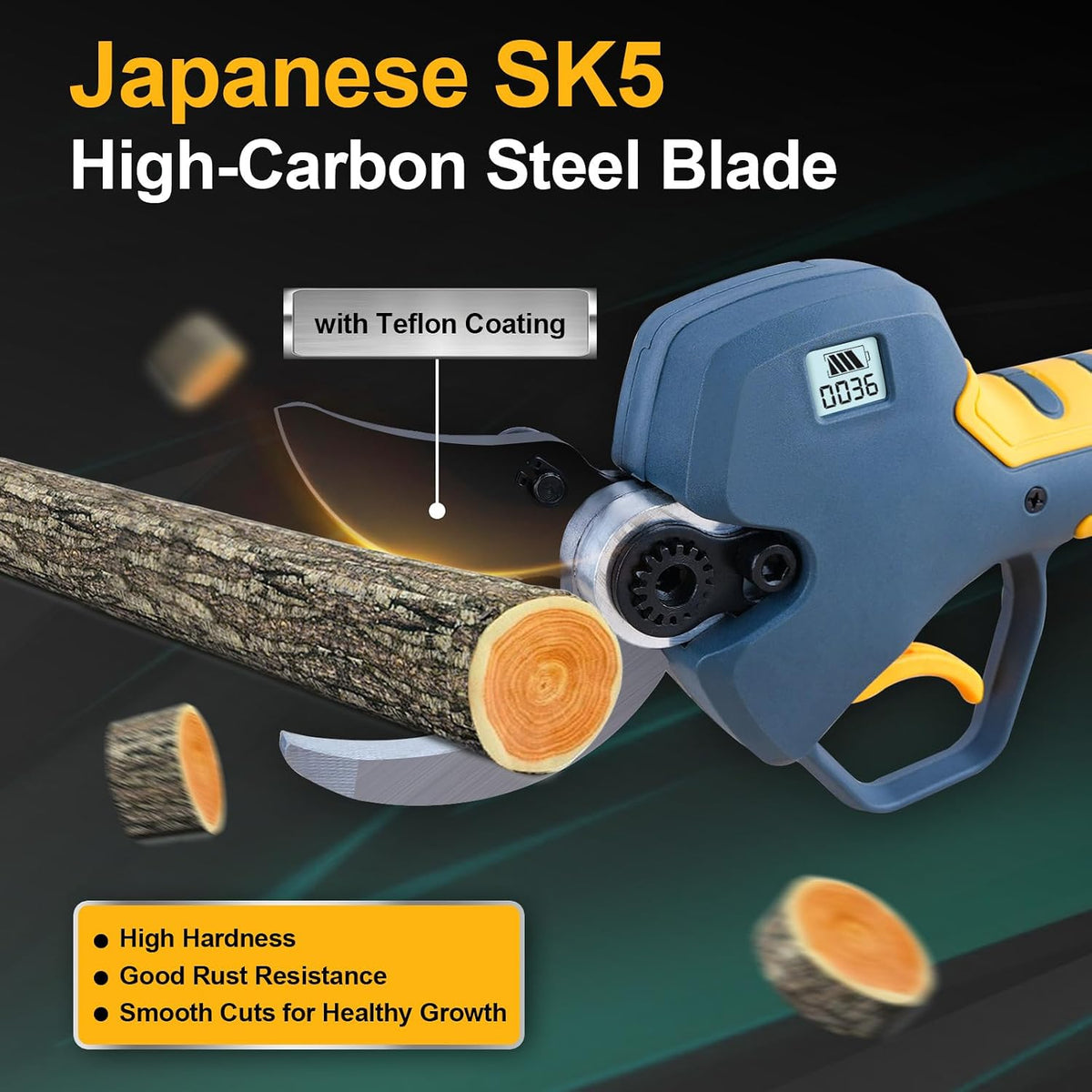 40mm Cordless Pruning Shears Tool Only, Compatible with Makita