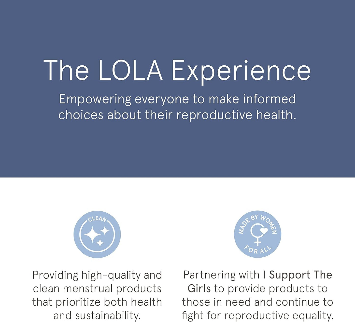 LOLA Organic Tampons - Regular Absorbency, 32 Count - Bulk Tampons for Women with BPA-Free Plastic Applicator & Hypoallergenic, Toxin-Free Feminine Hygiene Product
