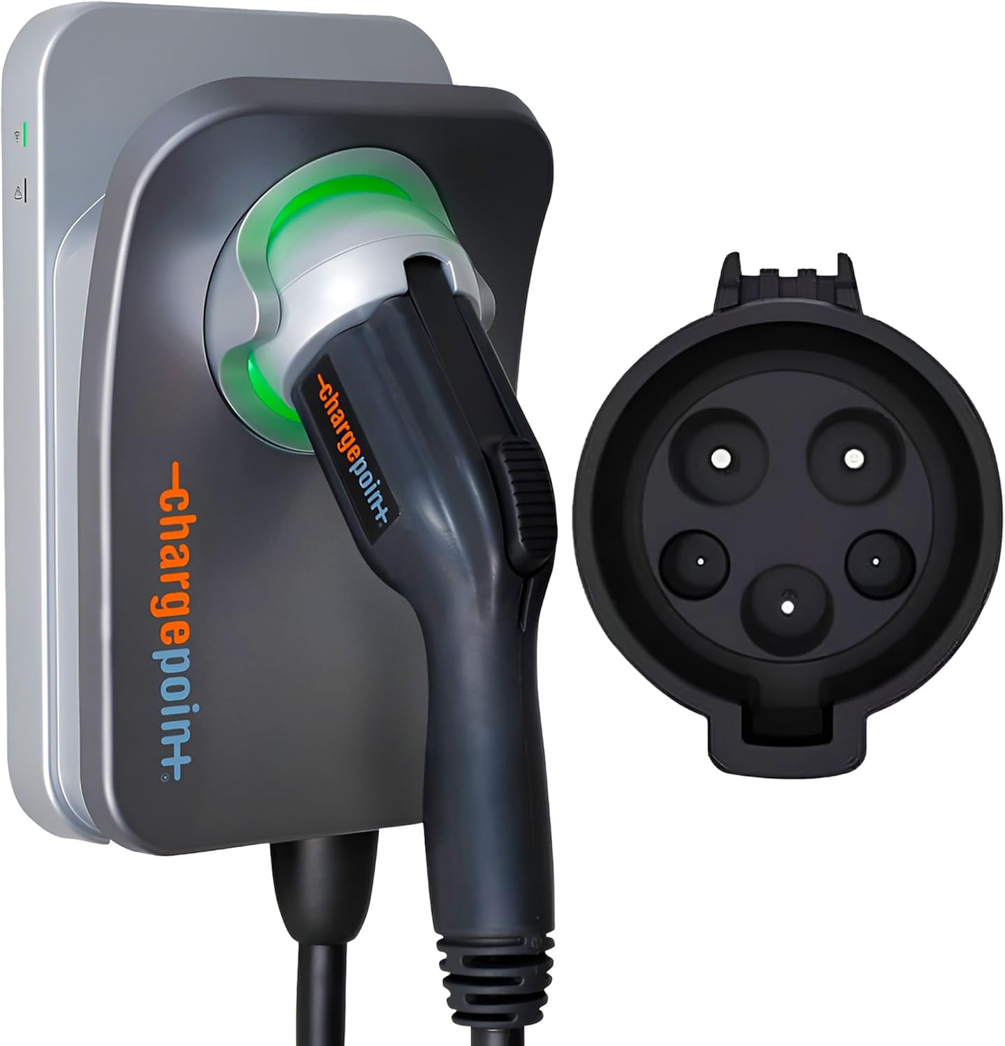 ChargePoint HomeFlex Level 2 EV Charger J1772 - Fast Smart Battery Power Charging at Home for Electric Automobile Vehicles- Hardwired for Electric Car