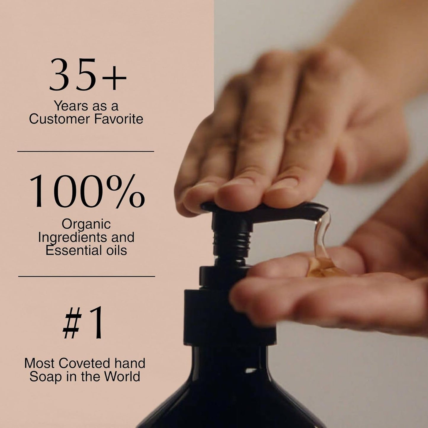 Aesop Resurrection Aromatique Hydrating Hand Wash | Gentle Non-Drying Hand Soap with Mandarin Rind, Rosemary, & Lavender | Moisturizing Kitchen & Bathroom Soap | 16.9 oz