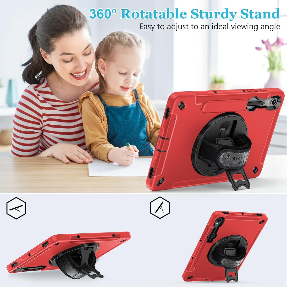 Miesherk STOCK Case for Galaxy Tab S10 Lite &S10 FE S9 FE 10.9"/S9 11 Inch