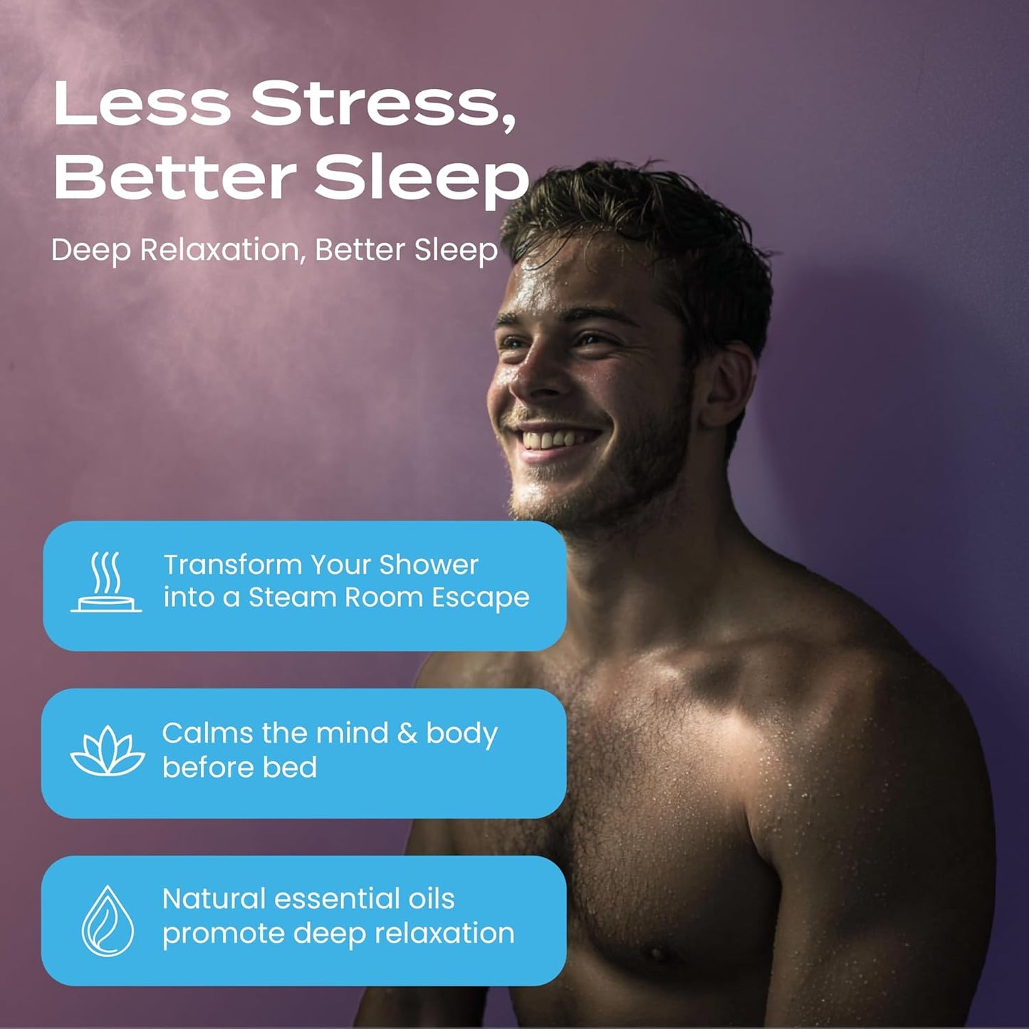Body Restore Shower Steamers Aromatherapy 6 Pack – Fathers Day Gift for Dad, Birthday Gifts for Women & Men, Spa Stress Relief & Relaxation Self Care Gifts – Premium Bloom Essential Oil Tablets