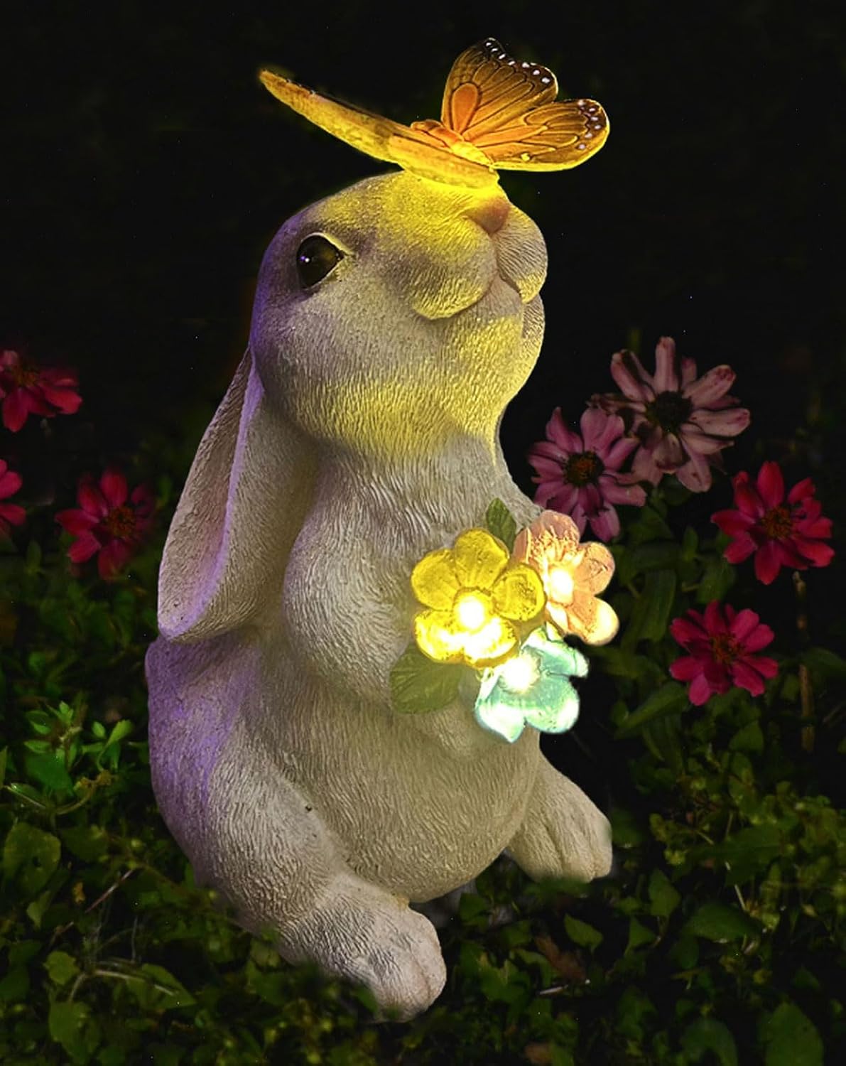 YODY Solar Garden Statues Outdoor Decor Angel with LED Light