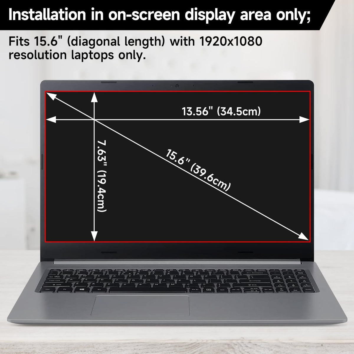 2 Pack Laptop Privacy Screen 15.6 Inch (1920x1080) Display, Anti Blue Light Glare Anti Scratch Computer Privacy Shield for 15.6" Hp Lenovo Dell Acer Asus Samsung Portable Monitor