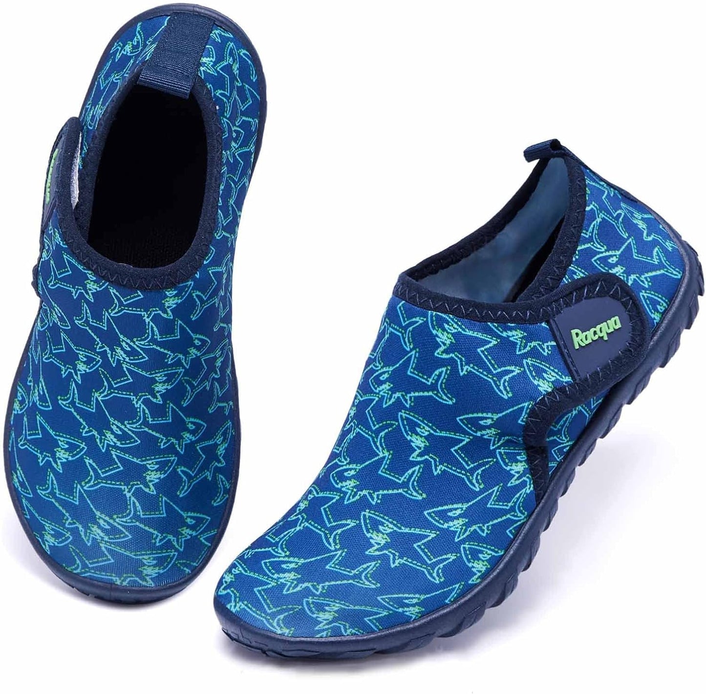 Racqua Boy's Girl's Kids Water Shoes Barefoot Swim Quick Dry Lightweight Sport Aqua Shoes(Little Kid/Big Kid)