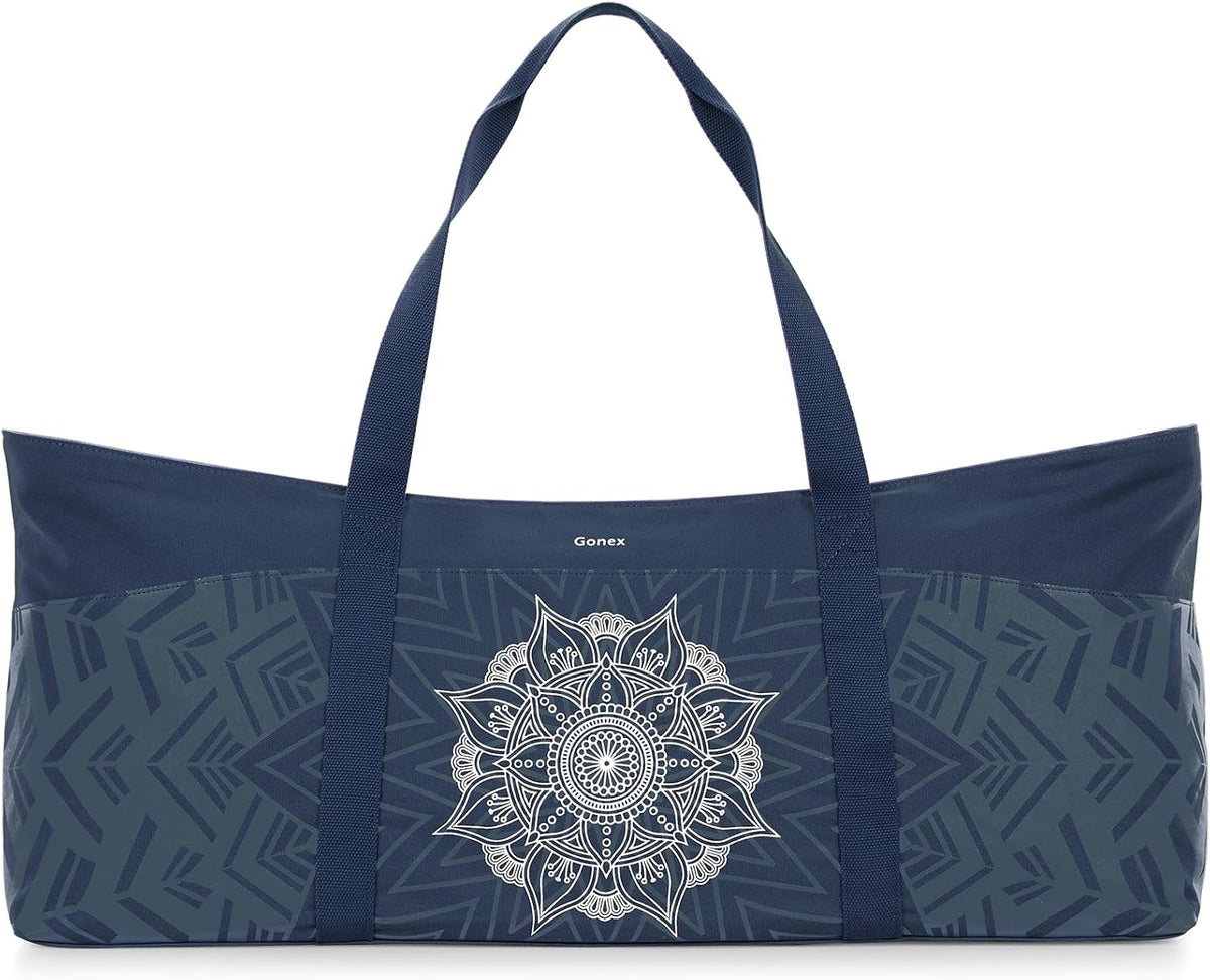 Gonex Yoga Mat Bag For Women, 60L Extra Large Pilates Mat & Blocks Carrier