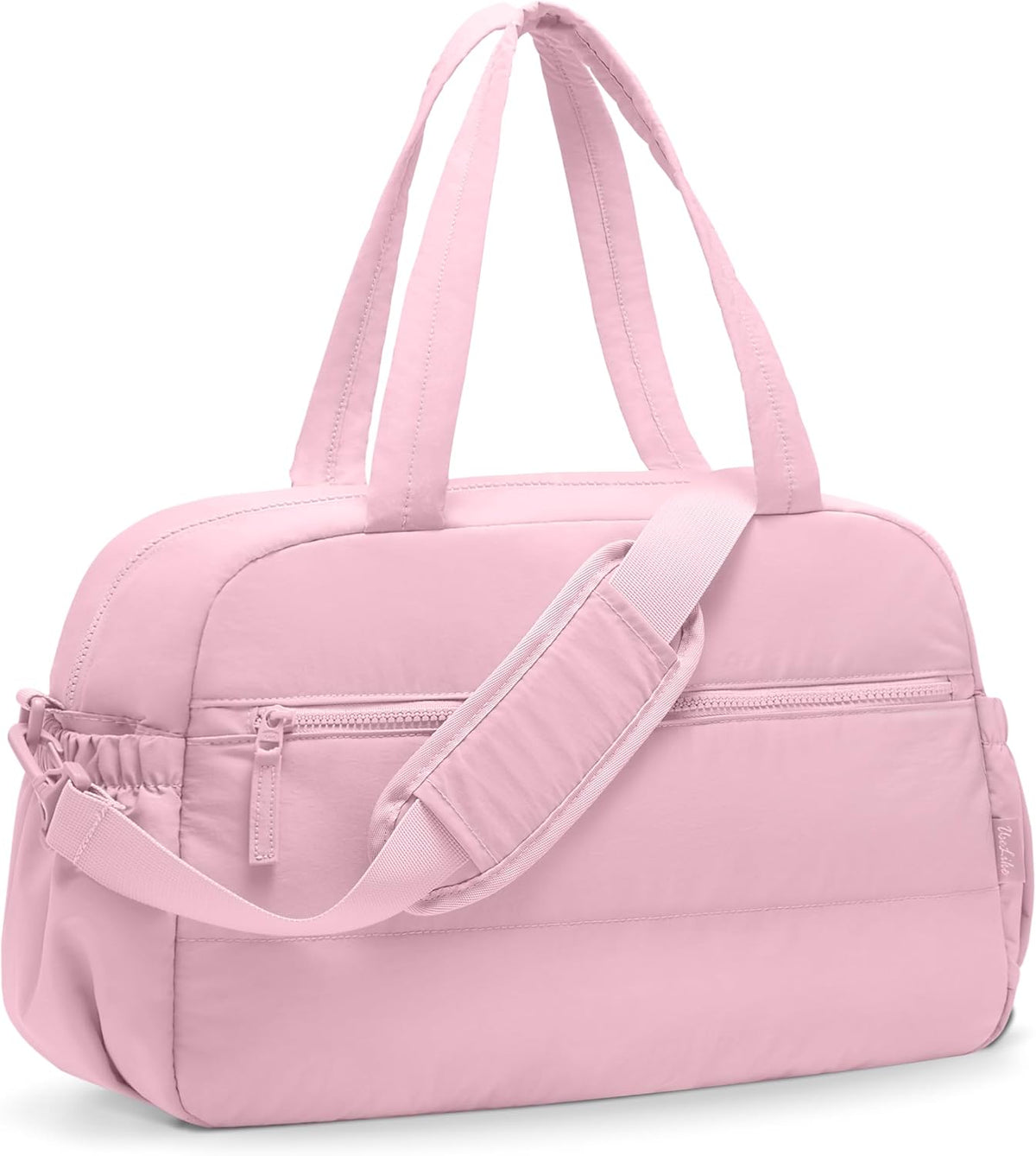Gym Bag for Women, Travel Duffle Bags with Wet Pocket, Lightweight Carry on Bag Overnight Weekender Duffel Bag, Water Resistant (Black)