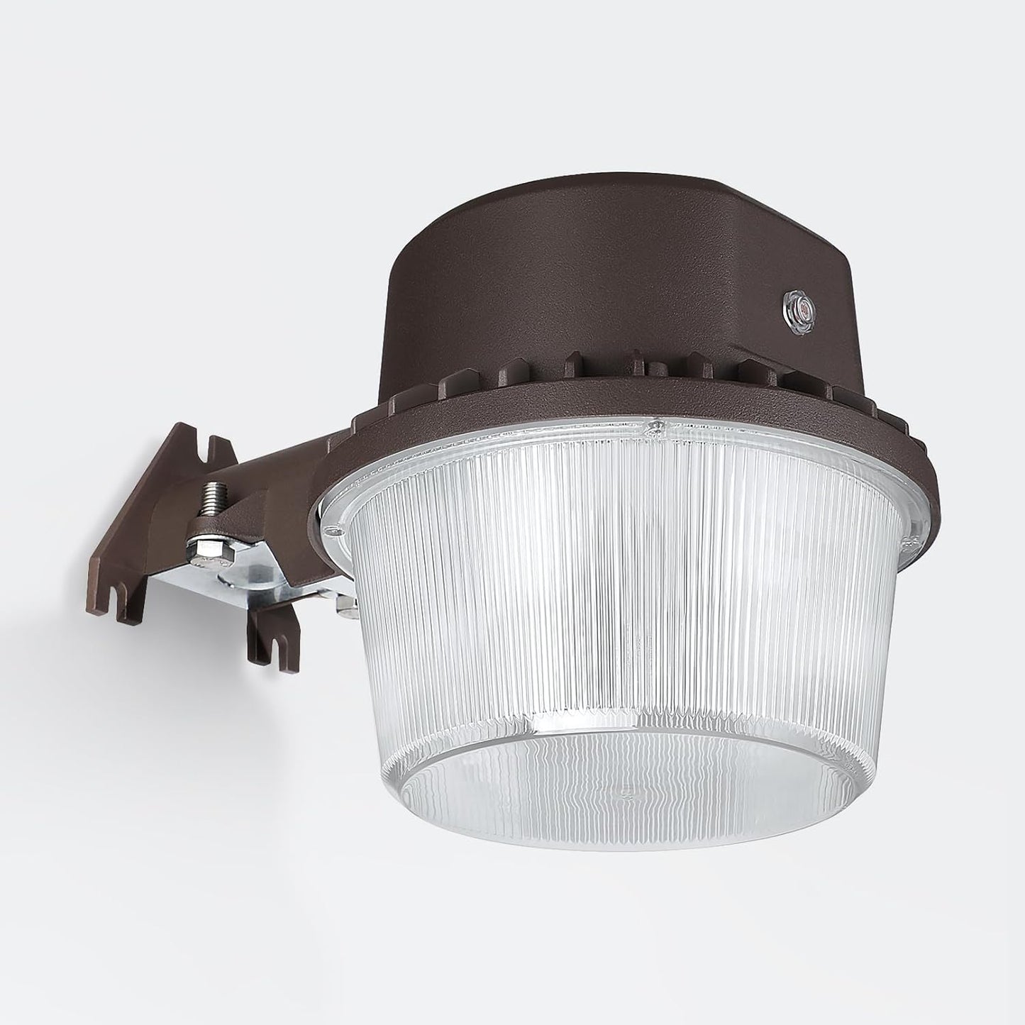 TORCHSTAR LED Barn Light, Dusk to Dawn Area Lights with Photocell, Outdoor Security Flood Lighting, ETL & FCC Listed, IP65 Waterproof, Aluminum Housing, 110-277V, Garage, Yard, 5000K Daylight, Bronze