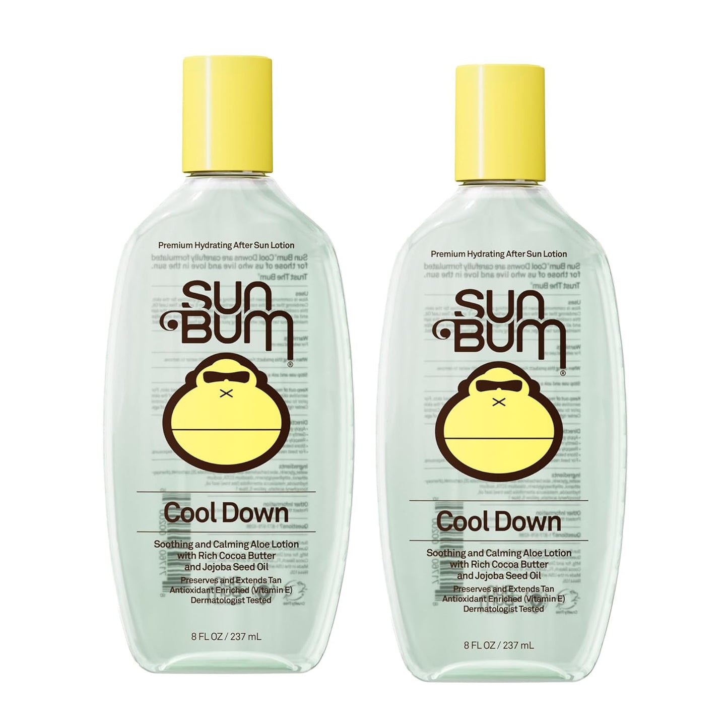 Sun Bum Cool Down Aloe Vera Gel - Vegan After Sun Care to Soothe and Hydrate Sunburn - 8 oz