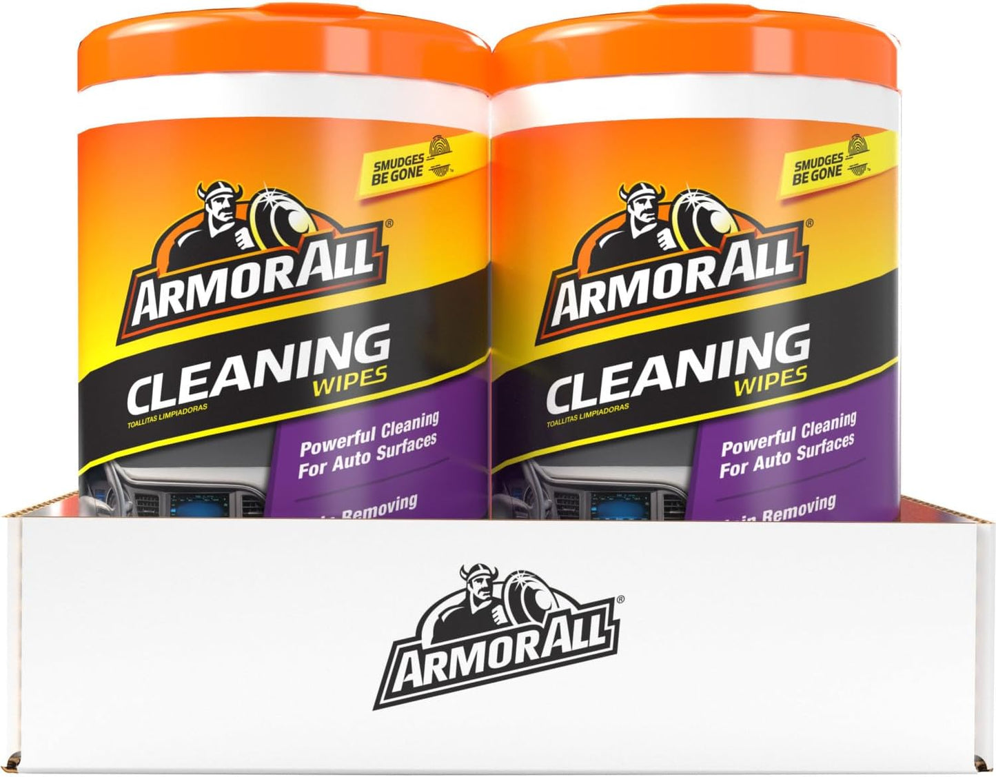 Armor All Car Cleaning Wipes 90-Count - Convenient Car Interior, Dashboard, Leather, Fabric & Vinyl Wipes, Gift for Car Lovers