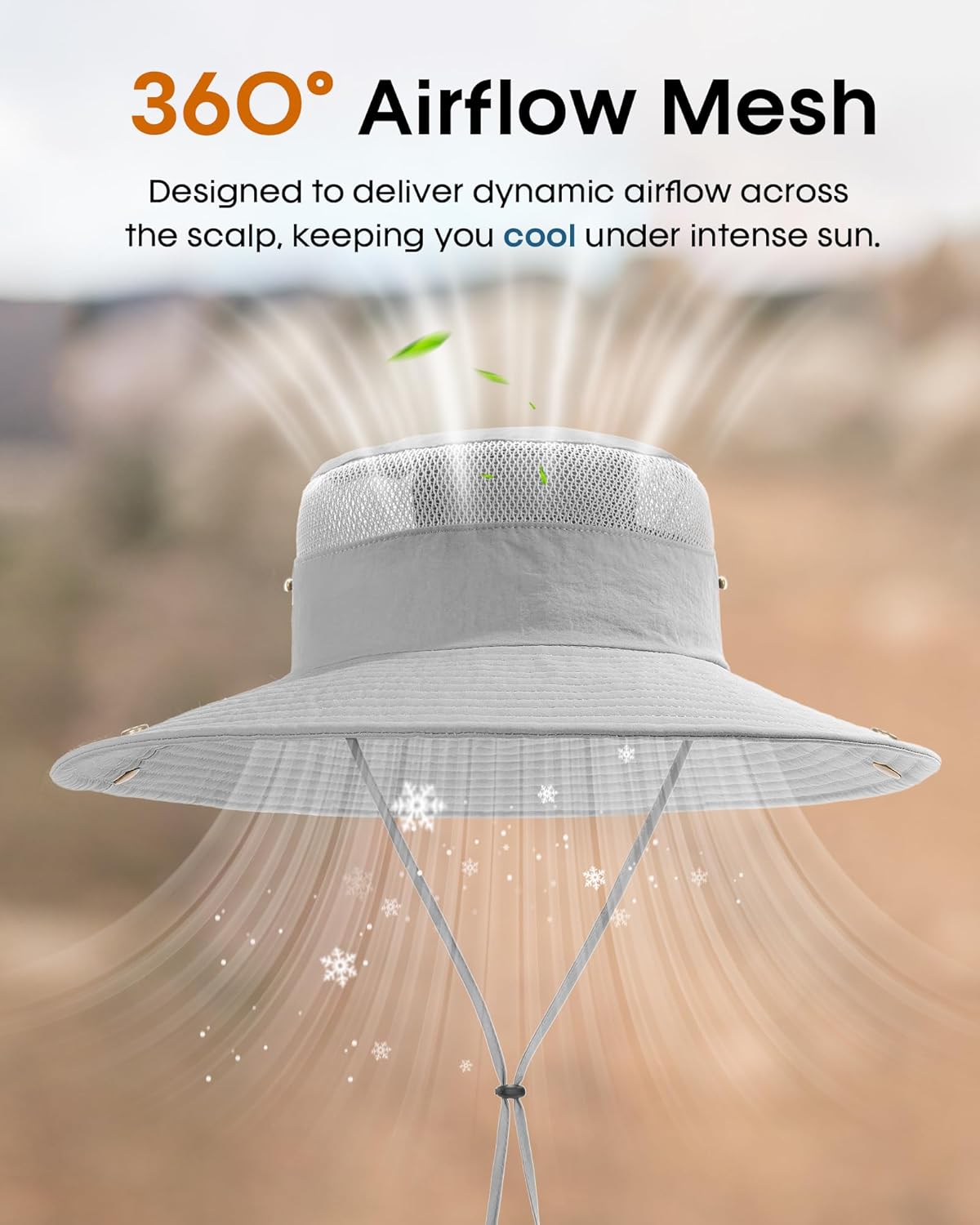FURTALK Sun Hats for Women with Ponytail Hole Beach Hiking Summer Wide Brim Outdoor UV Protection Packable Bucket Safari Hat