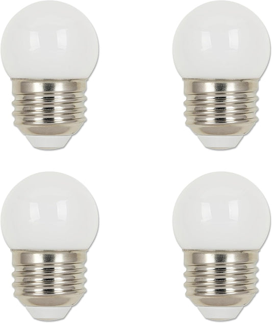 Westinghouse 5511220 1 Watt (10 Watt Equivalent) S11 White LED Light Bulb, Medium Base, 4 Pack