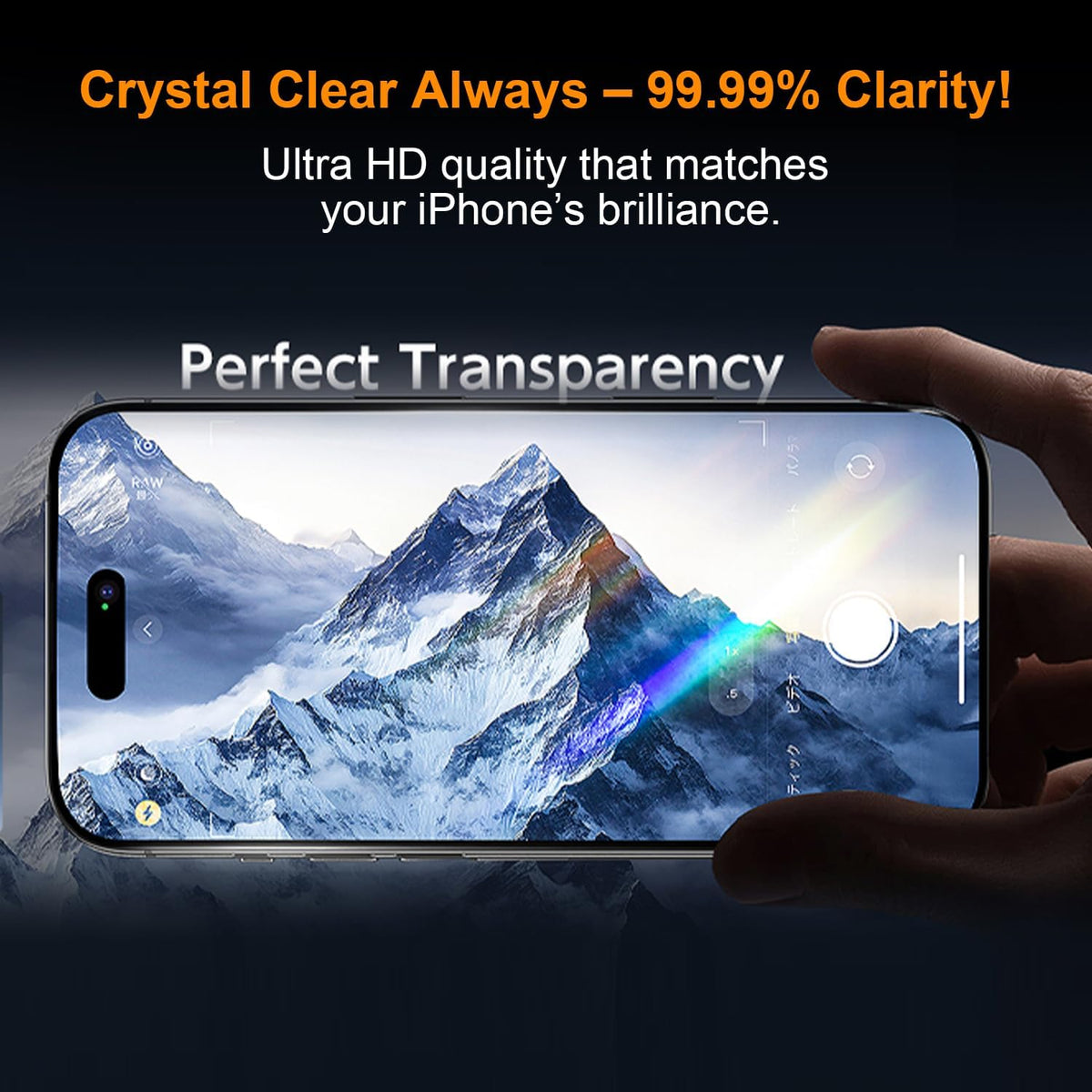 OneFish Screen Protector Glass for iPhone 17e / 16e / 13 / 13PRO / 14