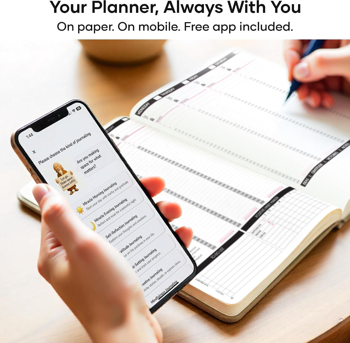 Freedom Mastery Daily Journal of Gratitude, Productivity & Habit Tracker