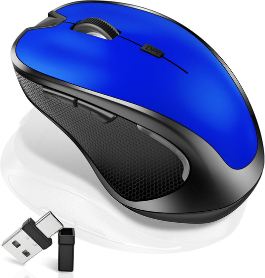Mouse for MacBook Bluetooth Wireless Mice Laptop Mac Pro iPad with Jiggler