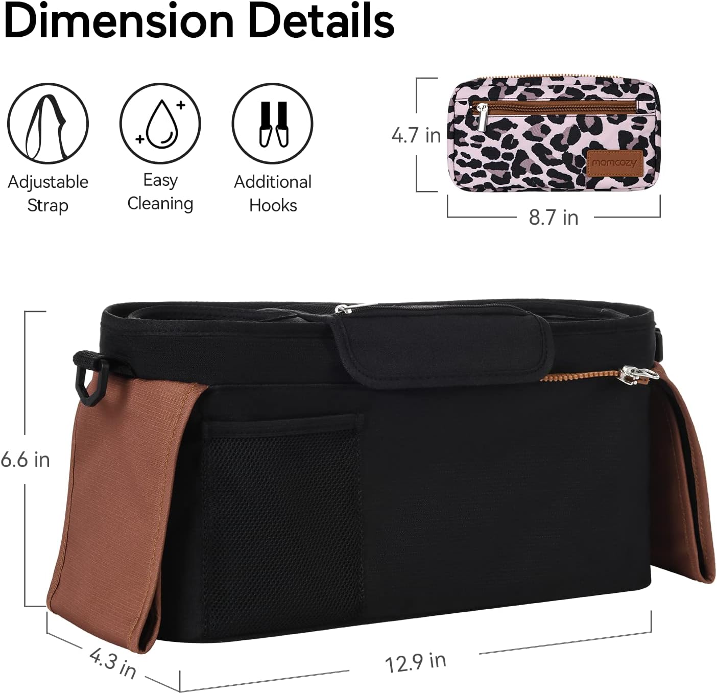 Large Stroller Organizer by Momcozy