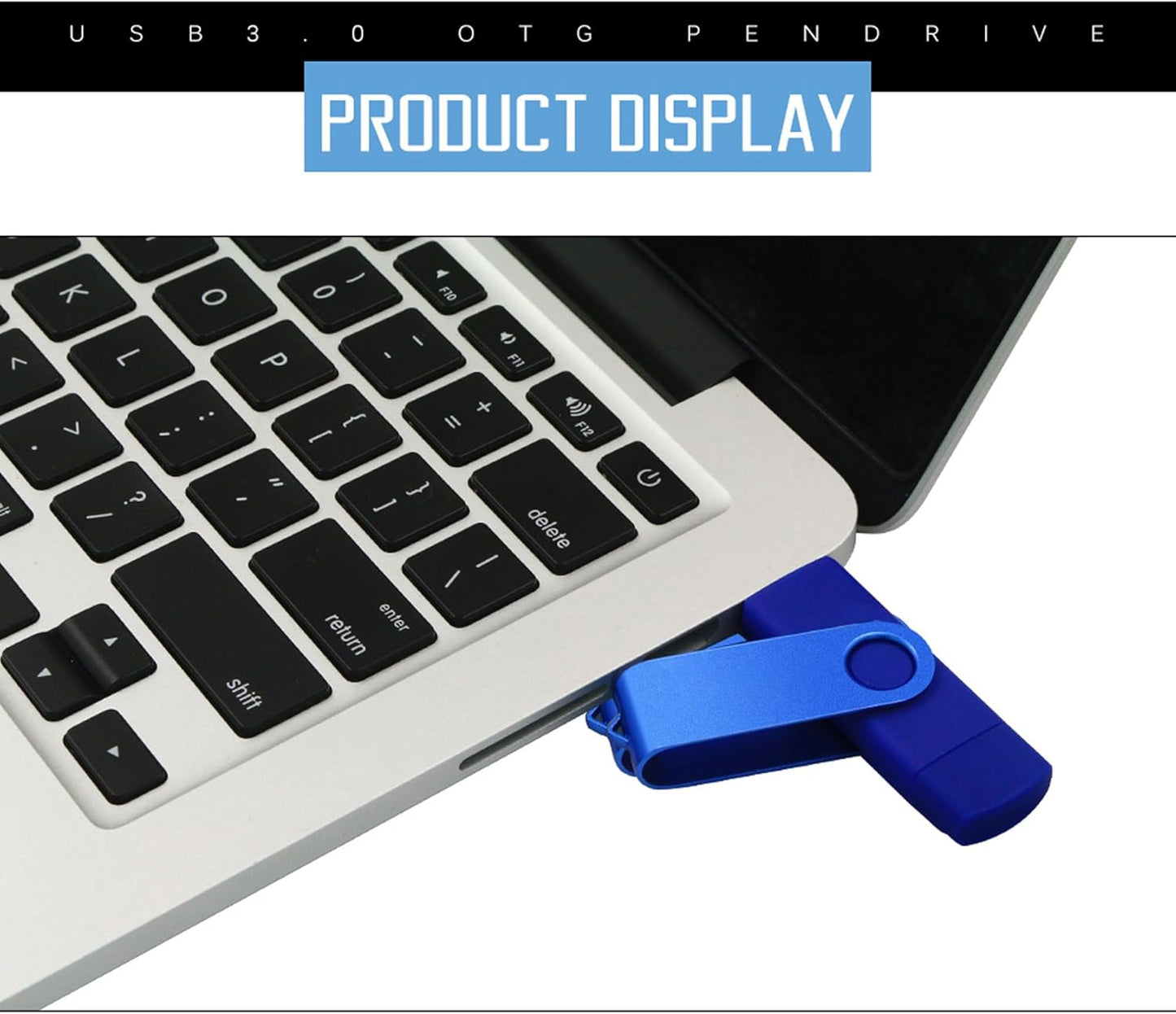 USB Flash Drive 128GB Thumb Drive,USB 2.0 Jump Drive Portable,Pen Drive Metal Swivel,High Speed for Data Storage