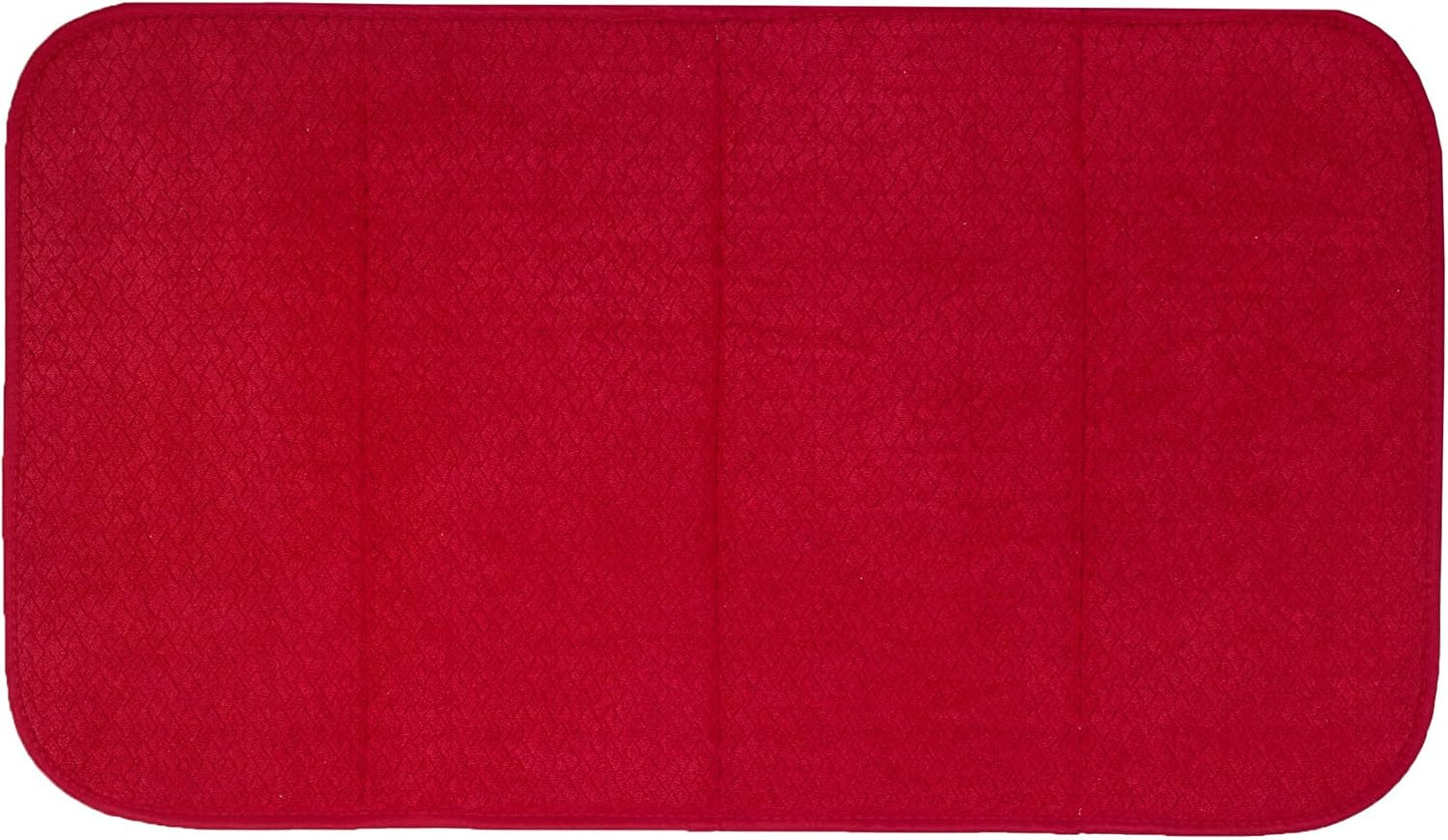 All-Clad Premium Reversible Dish Drying Mat for Kitchen: 16"" x 28"" Ultra-Absorbent, Long-Lasting, No Condensation, and Oversized for Large Pots and Pans - 1 Pack, Cappuccino