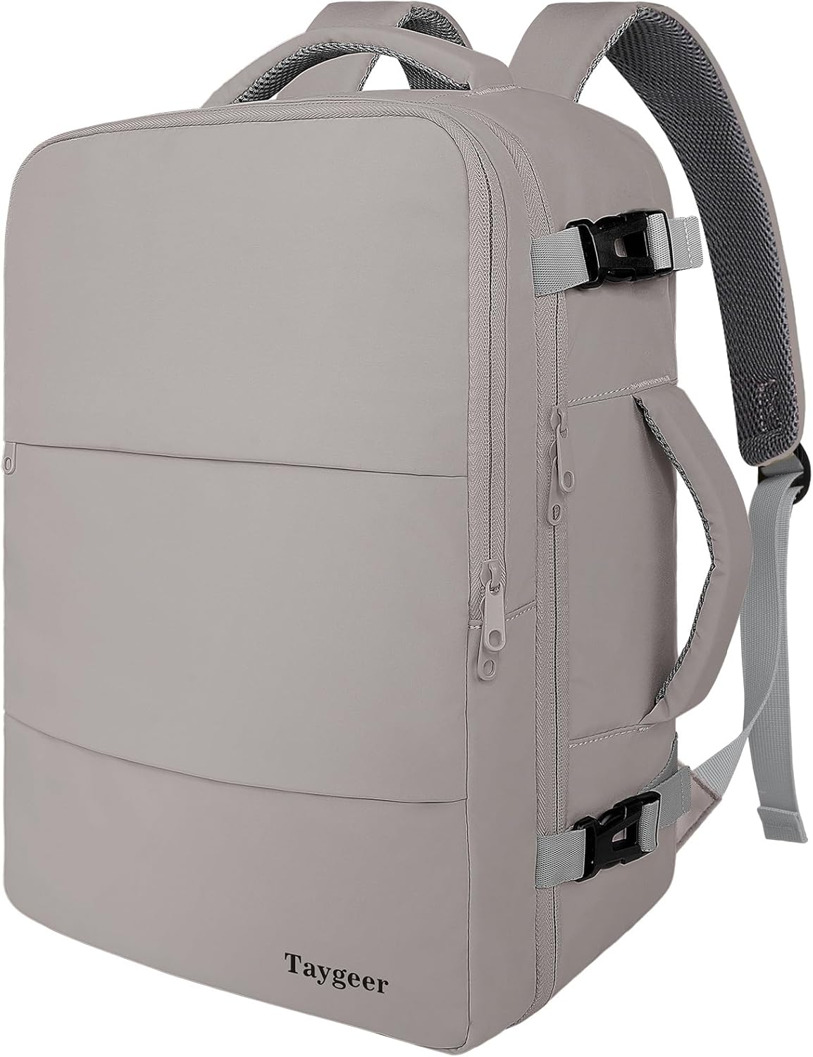 Taygeer Backpack for Women, Carry on Backpack with Laptop Compartment & Shoe Pouch, 35l Travel Laptop Mochila Carry On Luggage, Airline Approved Personal Item Bag For Weekender Gym Hiking, Black Khaki