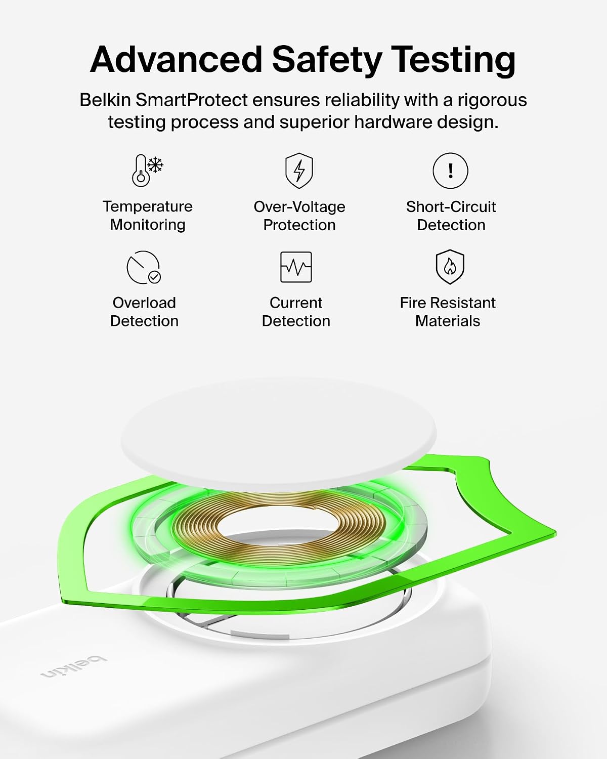 Belkin Qi2.2 25W Wireless 3 in 1 Foldable Fast Charging Station for iPhone | Fast Charigng, MagSafe Compatible, iPhone 17/16/15, Apple Watch, AirPods, Travel Charger, Magnetic