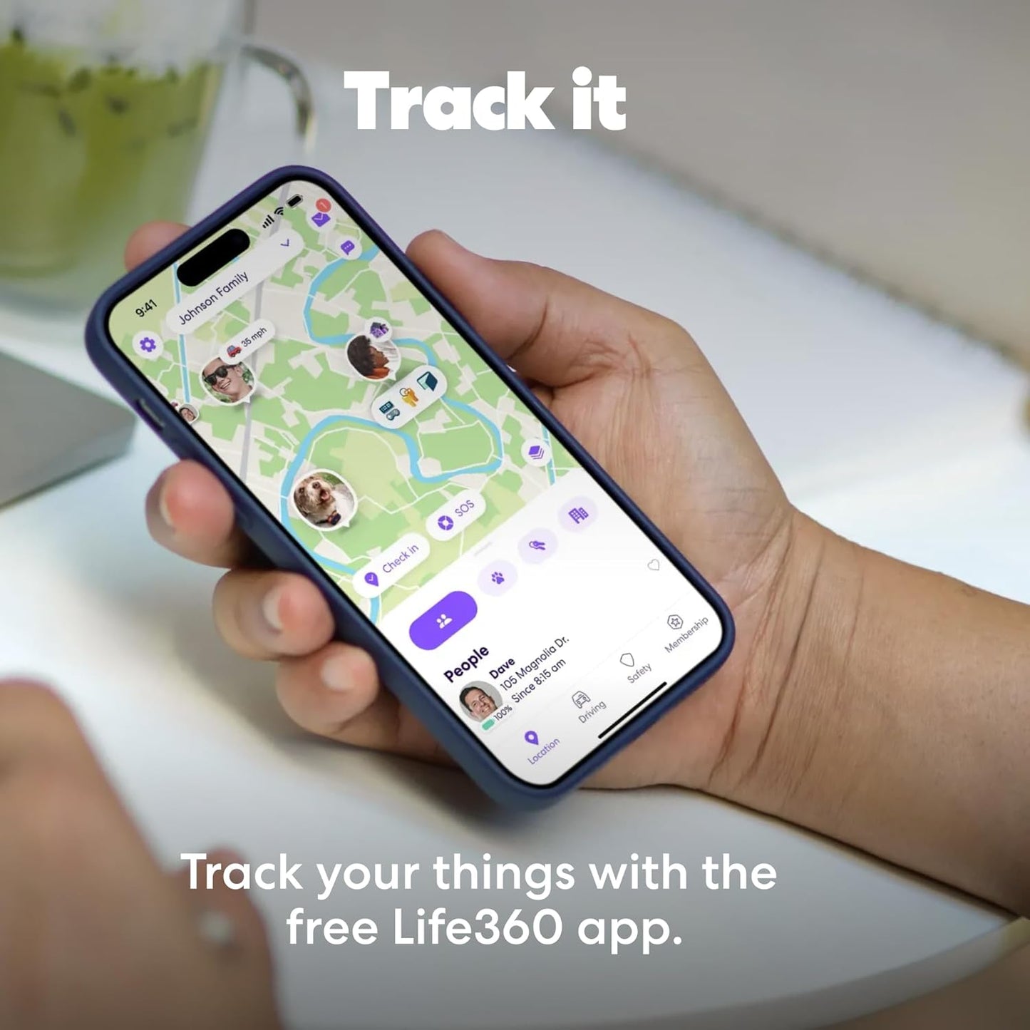 Life360 Tile Essentials - Bluetooth Trackers & Item Locators for Keys, Wallets, Remotes & More; Easily Find All Your Things. Both iOS and Android Compatible. 4-Pack (Mates/Slim/Sticker)