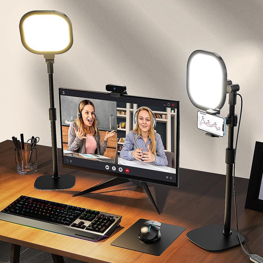 LitONES Video Conference Lighting for Zoom with Stand, 30 Modes, CRI>98
