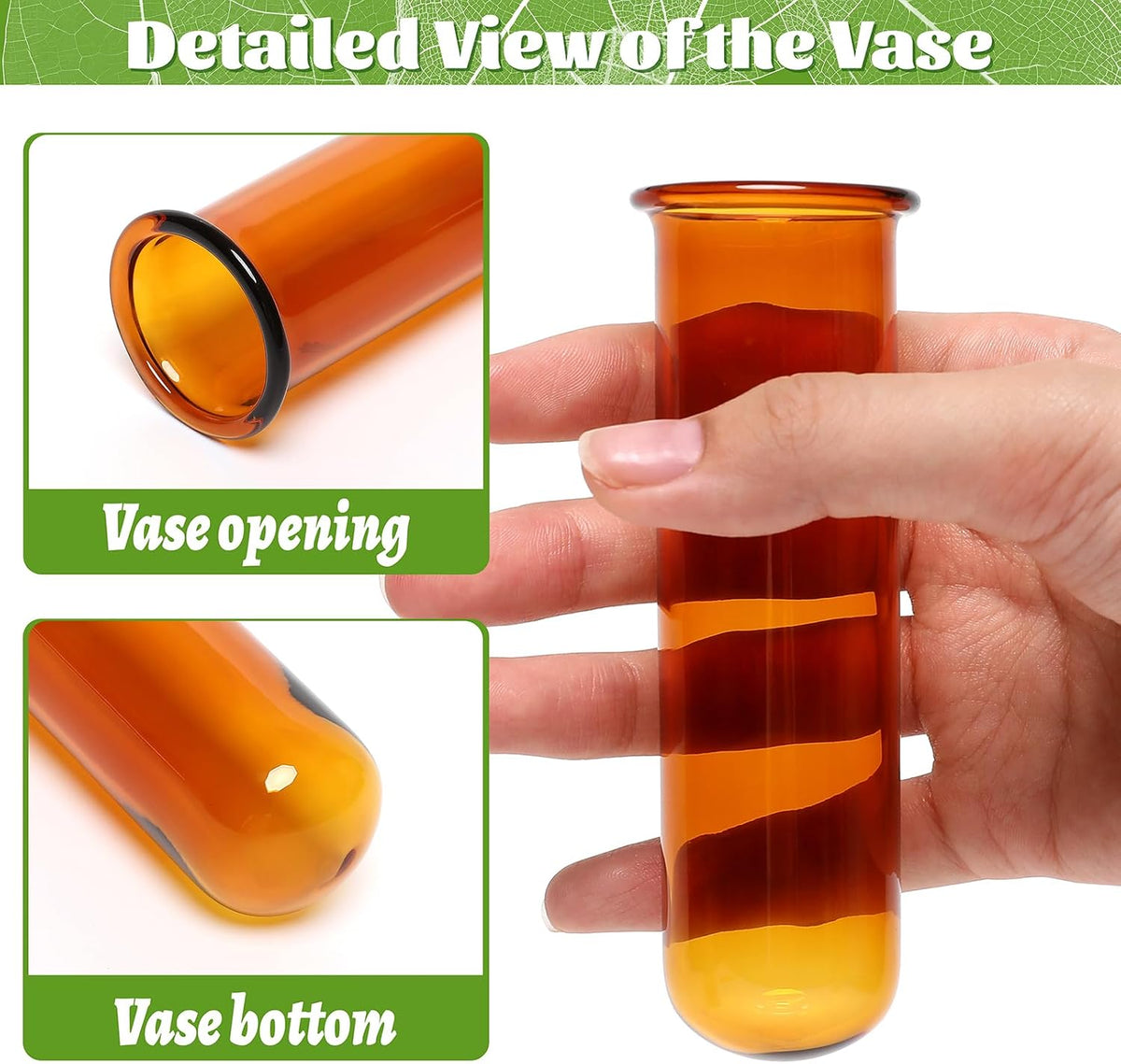 Glass Plant Propagation Station with 5 Test Tubes Colorful Planter Vase