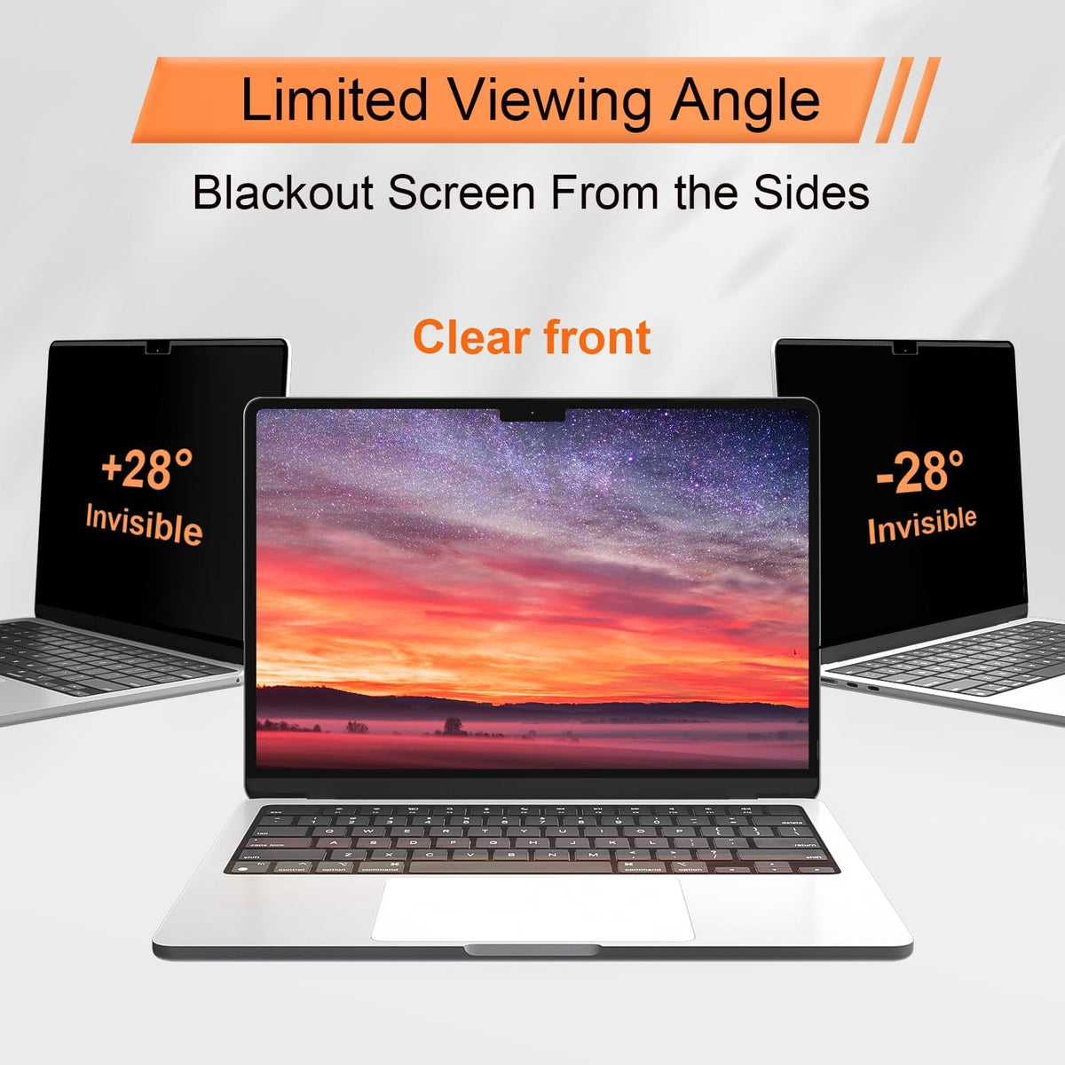 Mamol Magnetic Privacy Screen MacBook Air 13 Inch(2018-2021, M1), Removable Anti Blue Light Glare Filter Screen Protector with Camera Cover for Mac air 13''